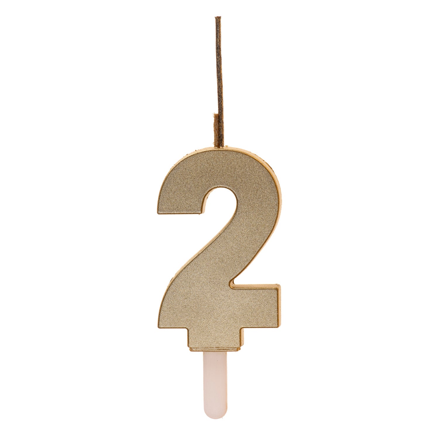 BOUGIES D'ANNIVERSAIRE PÉTILLANTES OR Nº2