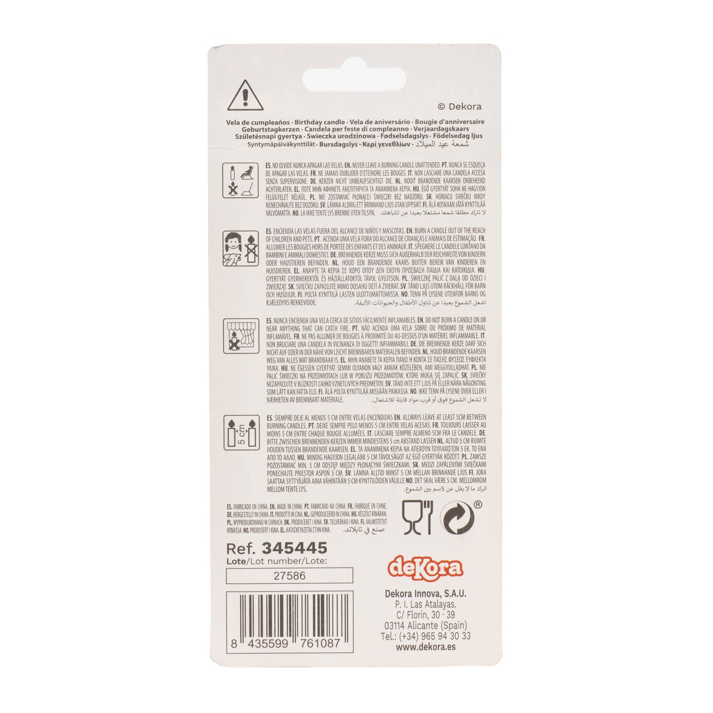 VELAS DOURADAS COM BOLHAS 14CM