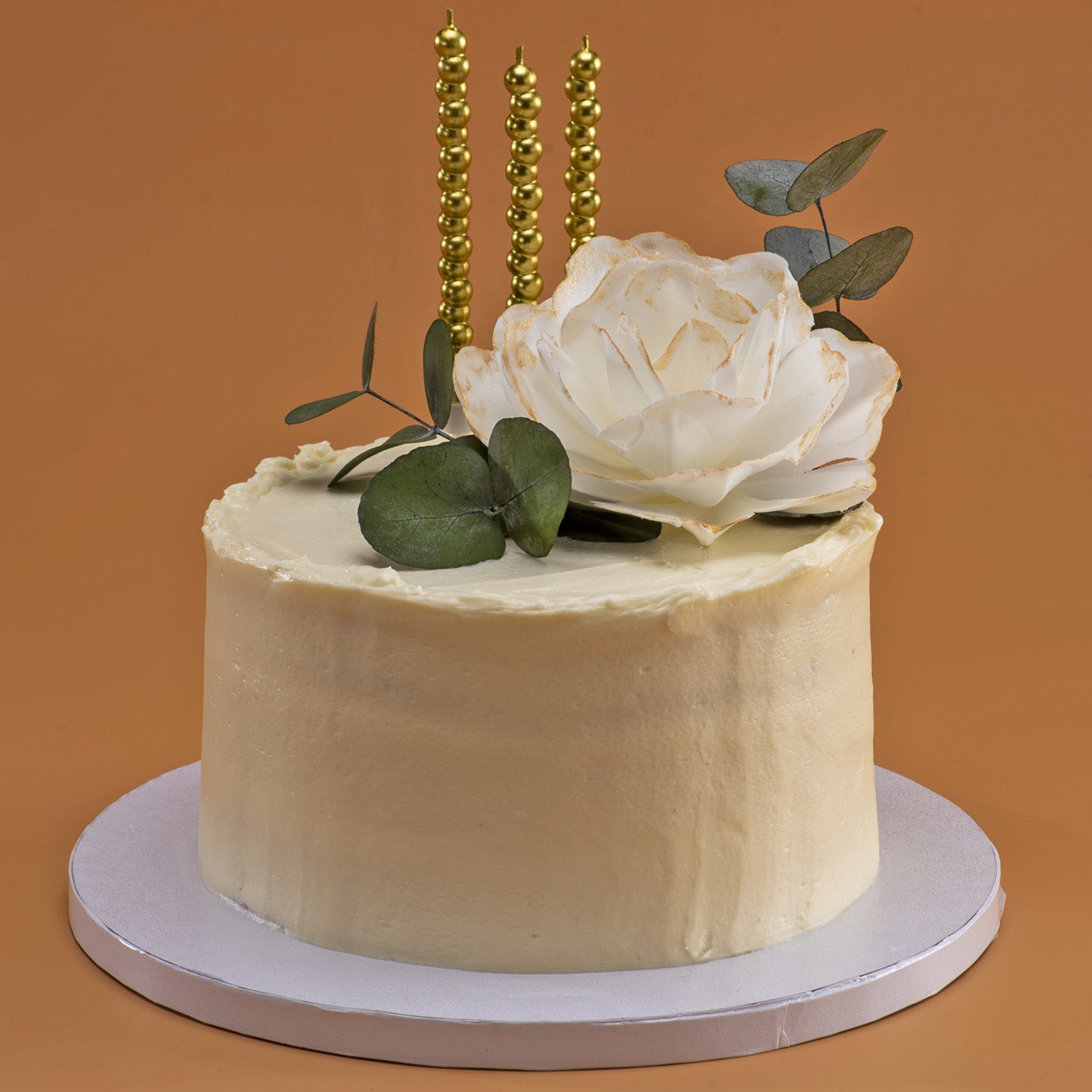 VELAS DOURADAS COM BOLHAS 14CM