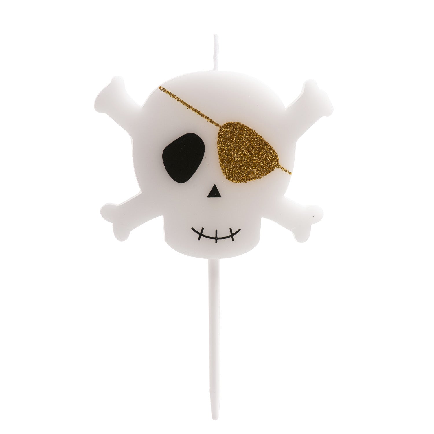 VELA CUMPLEAÑOS 2D PIRATA 7.5CM