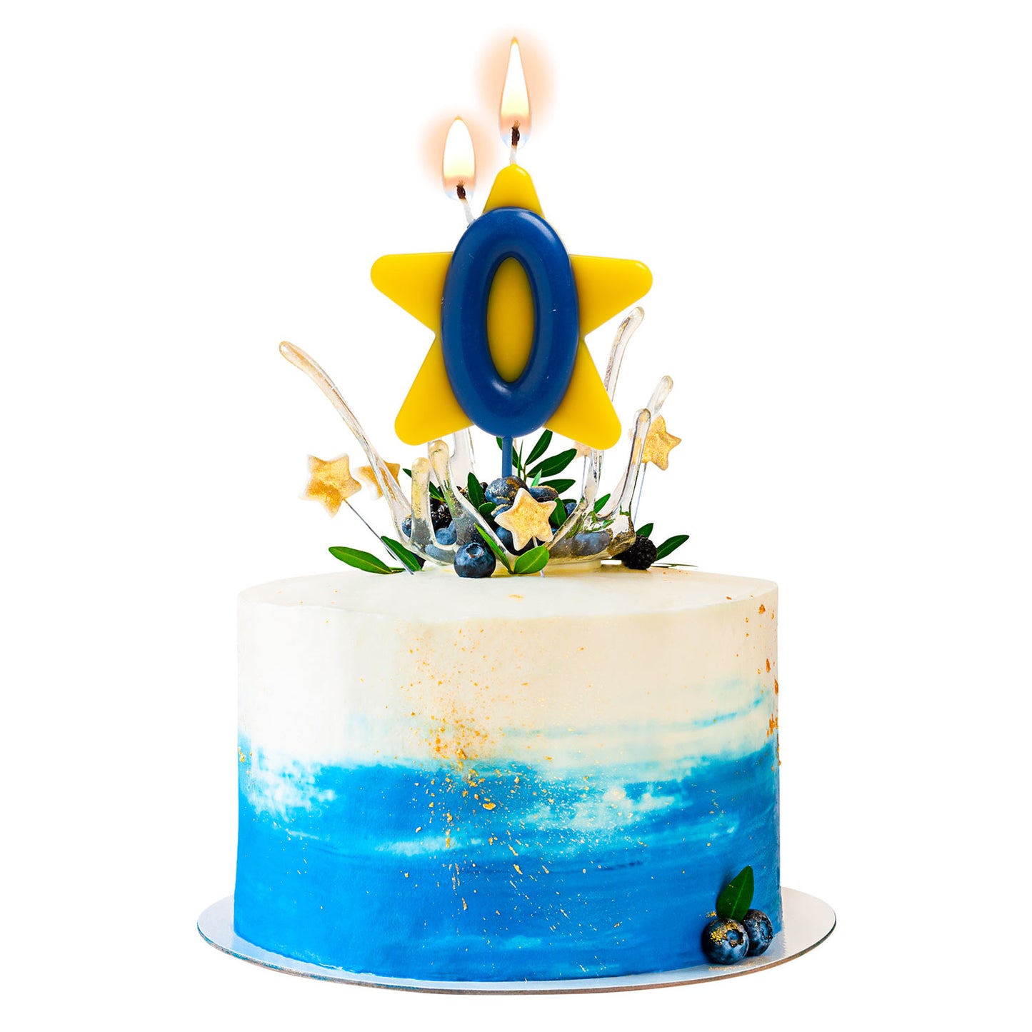 DOUBLE STAR SOLIDARITY BIRTHDAY CANDLE | Nº0
