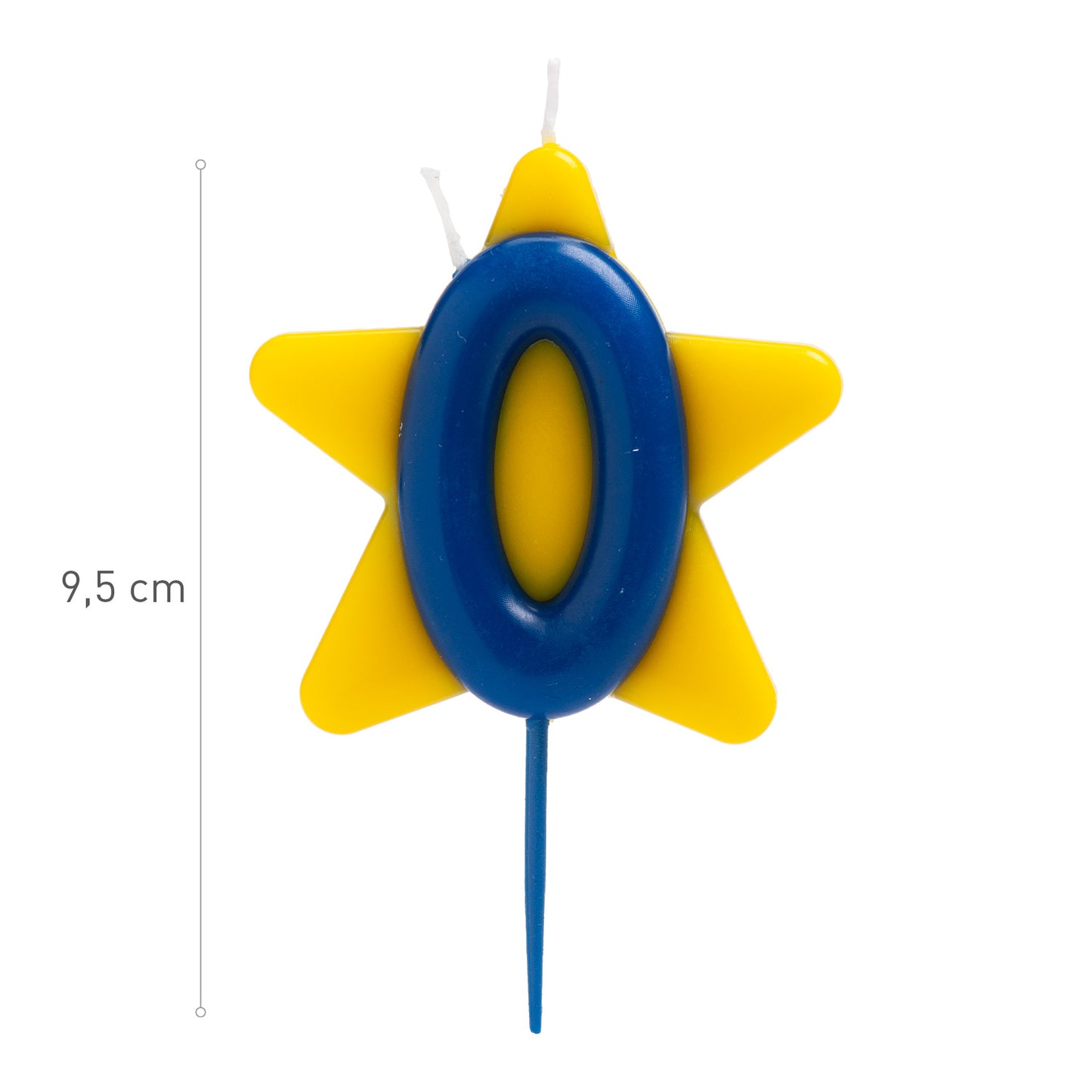DOUBLE STAR SOLIDARITY BIRTHDAY CANDLE | Nº0