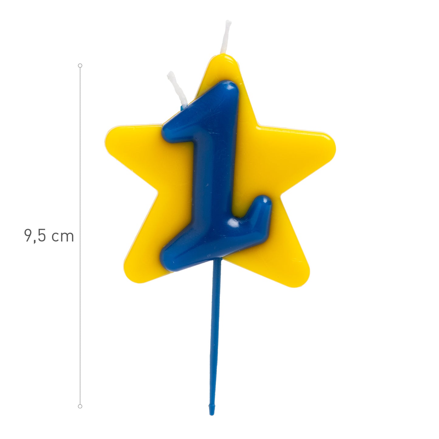 DOUBLE STAR SOLIDARITY BIRTHDAY CANDLE | Nº1