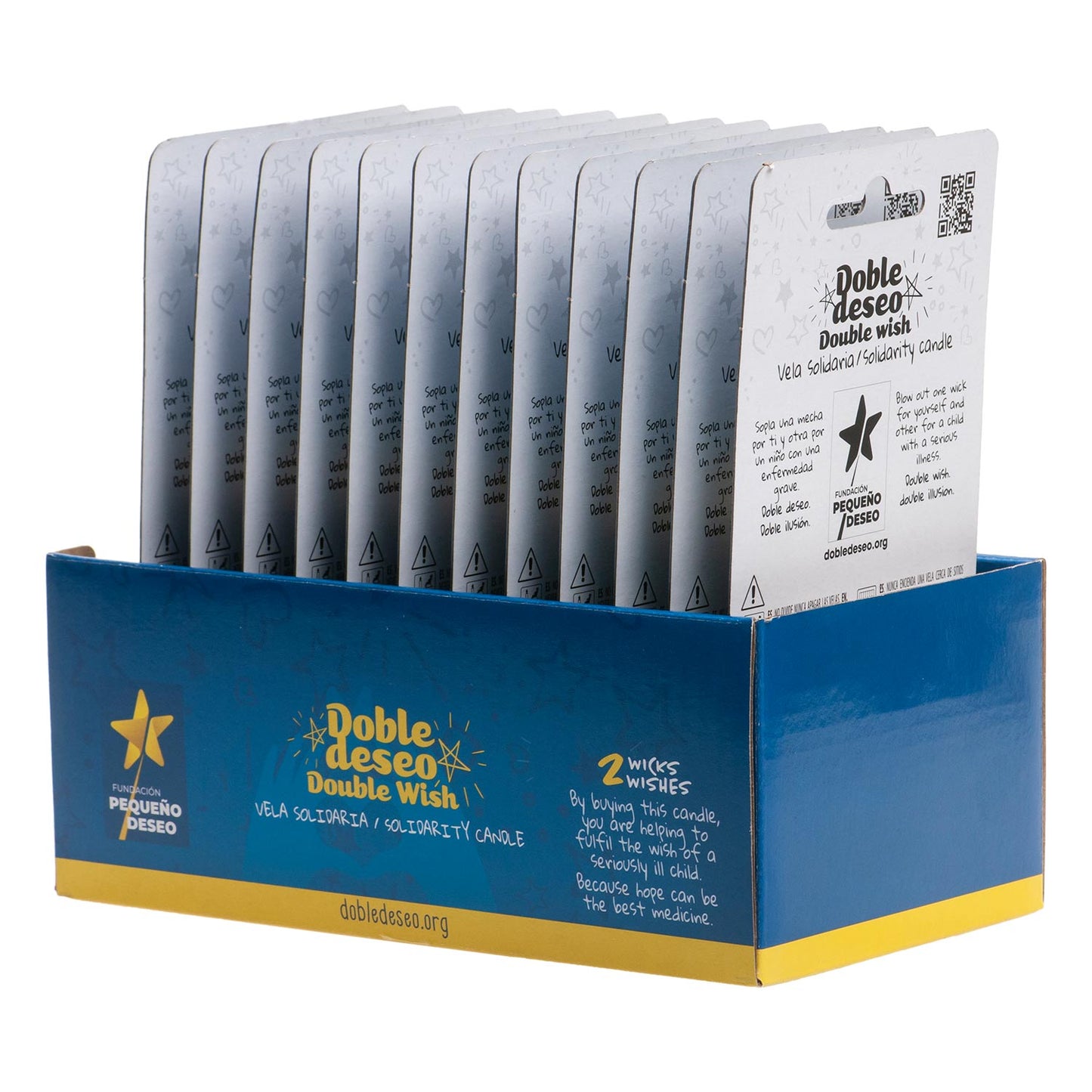 DOUBLE STAR SOLIDARITY BIRTHDAY CANDLE | Nº4