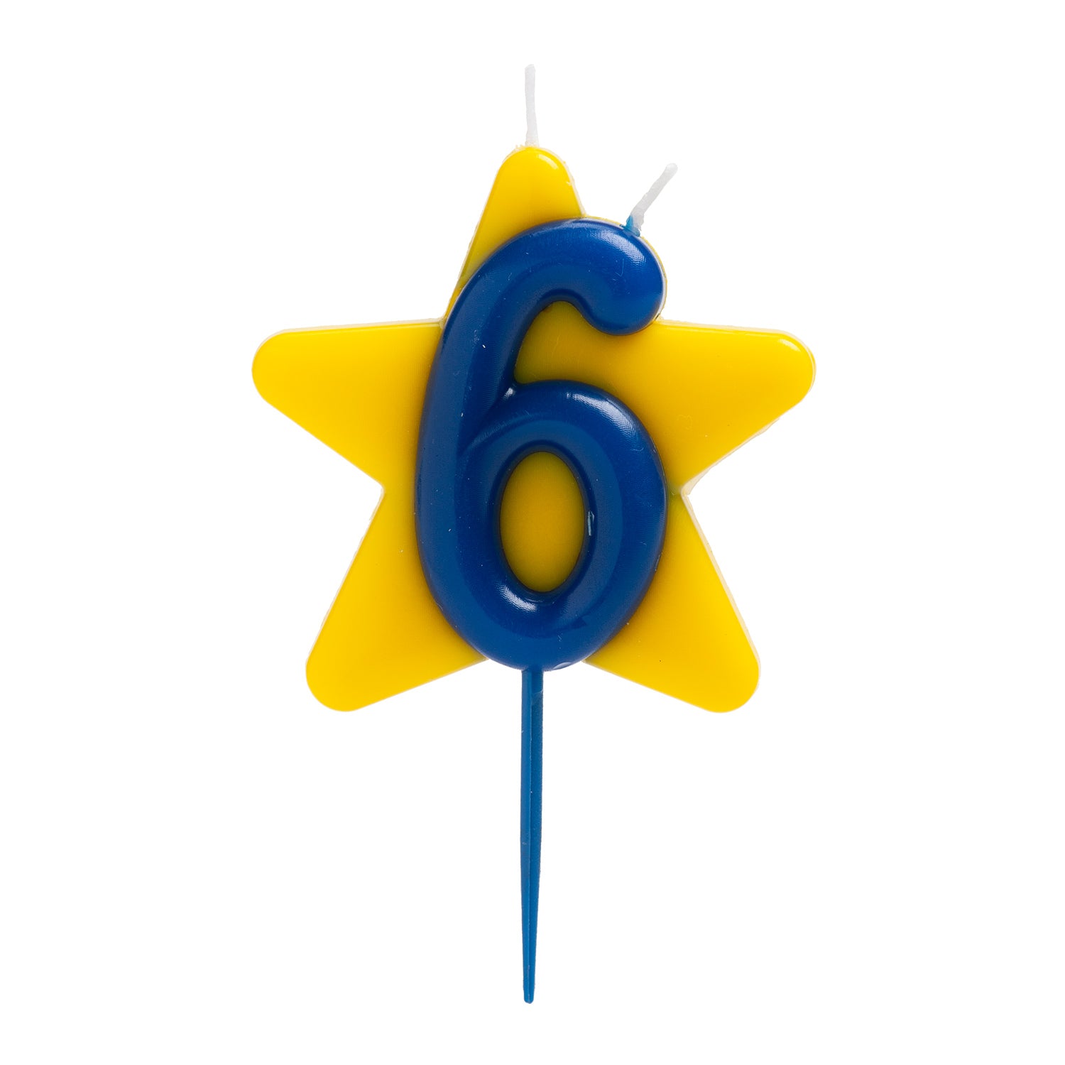 VELA CUMPLEAÑOS SOLIDARIA ESTRELLA DOBLE DESEO | Nº6