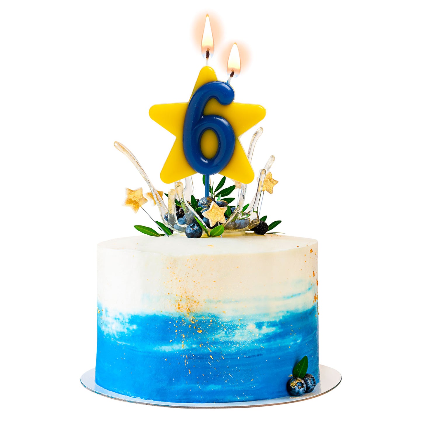 DOUBLE STAR SOLIDARITY BIRTHDAY CANDLE | Nº6