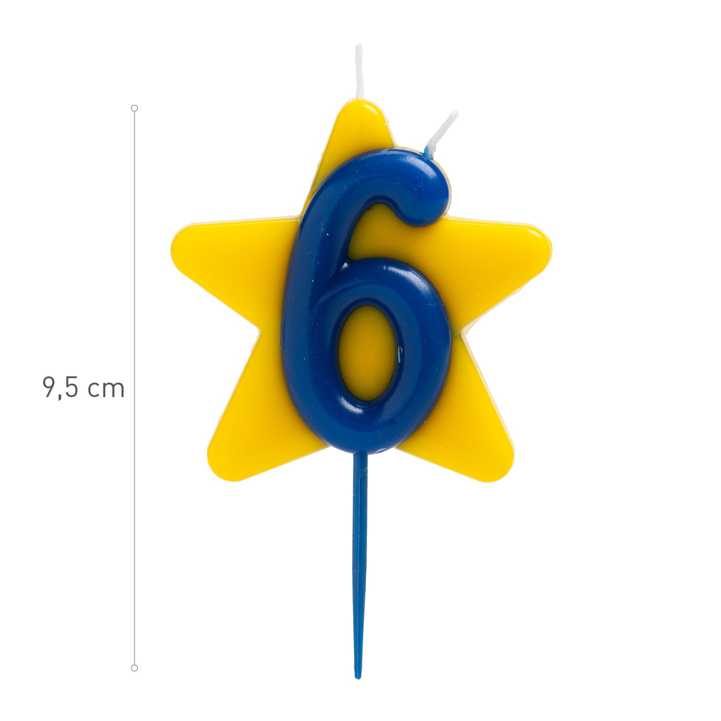 DOUBLE STAR SOLIDARITY BIRTHDAY CANDLE | Nº6