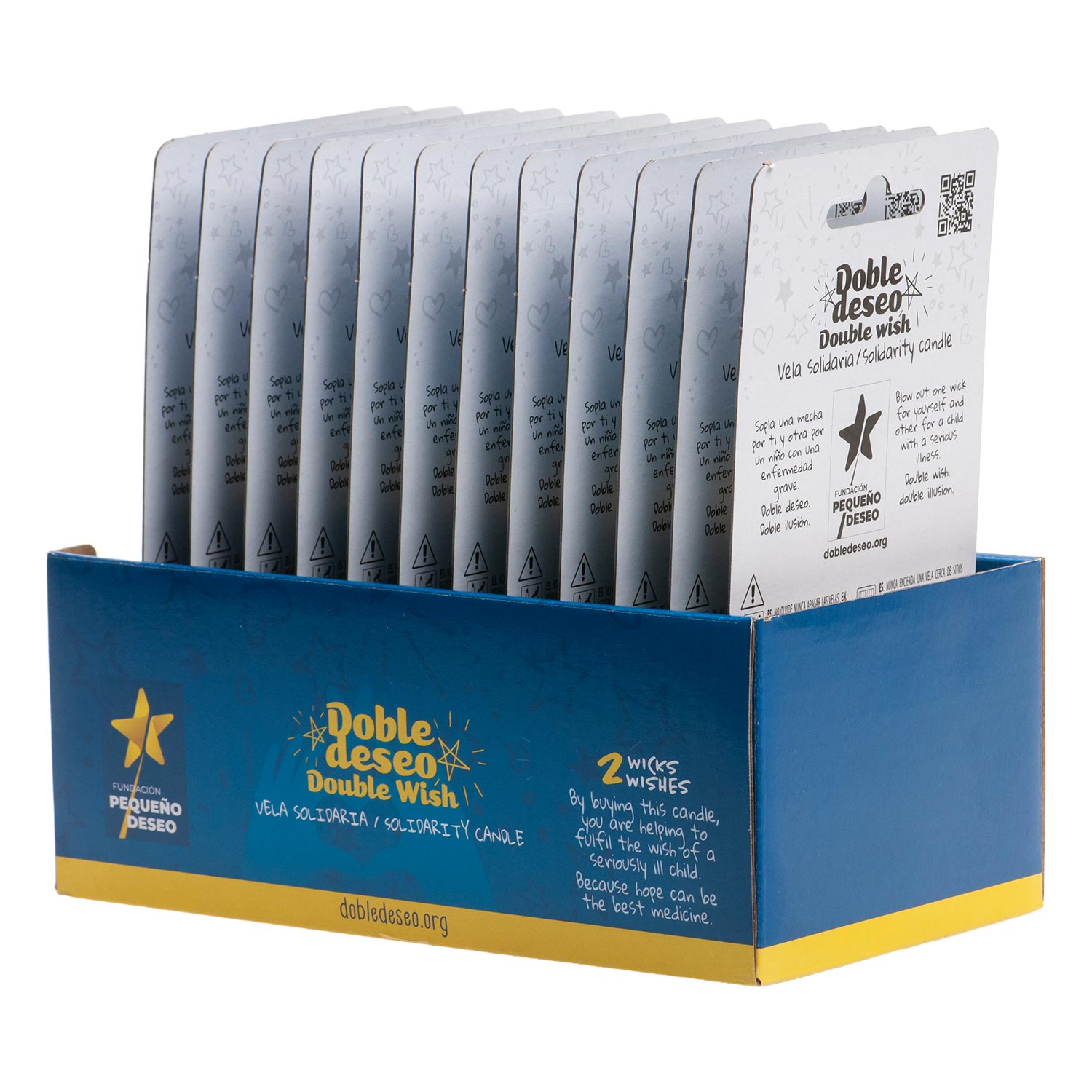 DOUBLE STAR SOLIDARITY BIRTHDAY CANDLE | Nº7