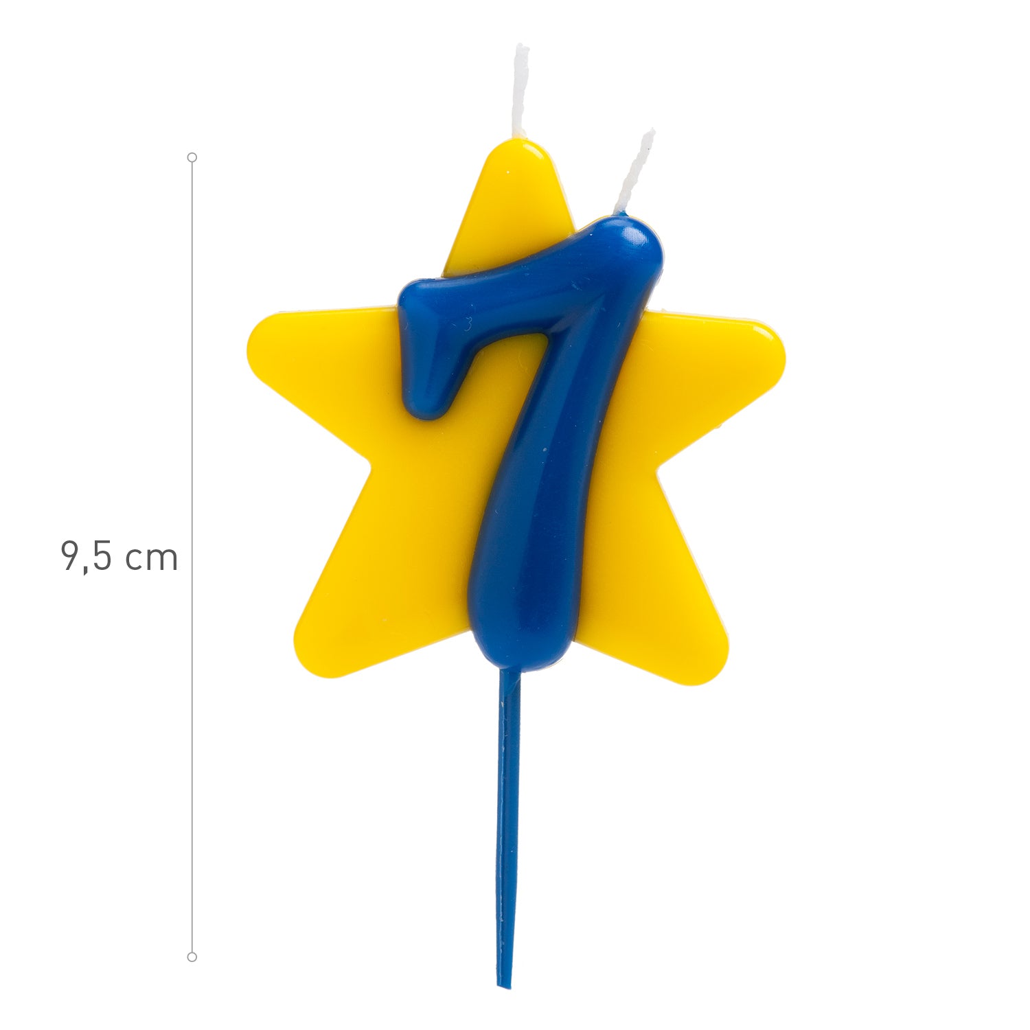 DOUBLE STAR SOLIDARITY BIRTHDAY CANDLE | Nº7