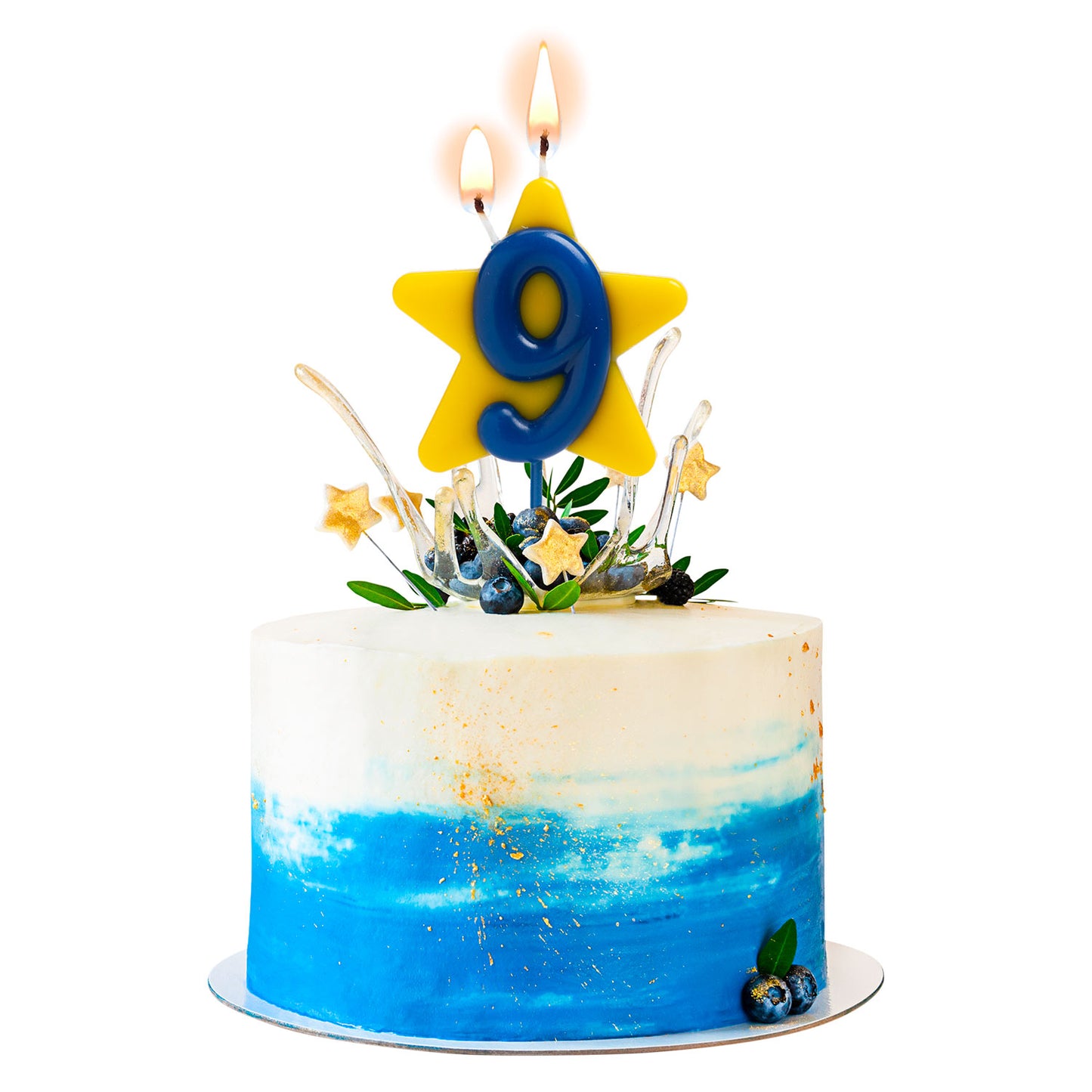 DOUBLE STAR SOLIDARITY BIRTHDAY CANDLE | Nº9