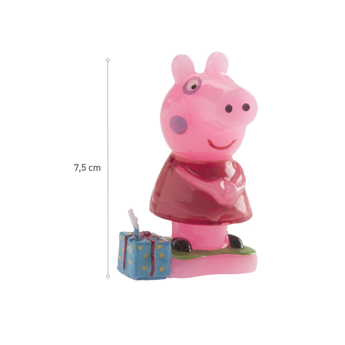 ESPOSITORE 6 CANDELINE PEPPA PIG 7,5 CM