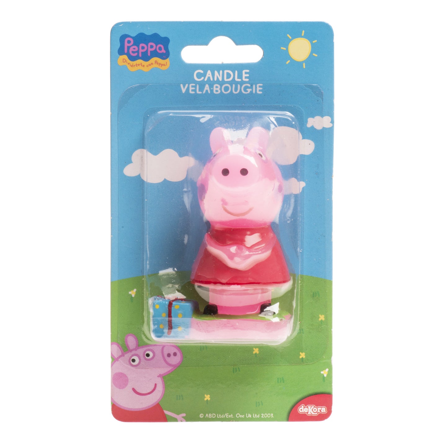 DISPLAY 6 BOUGIES PEPPA PIG 8CM