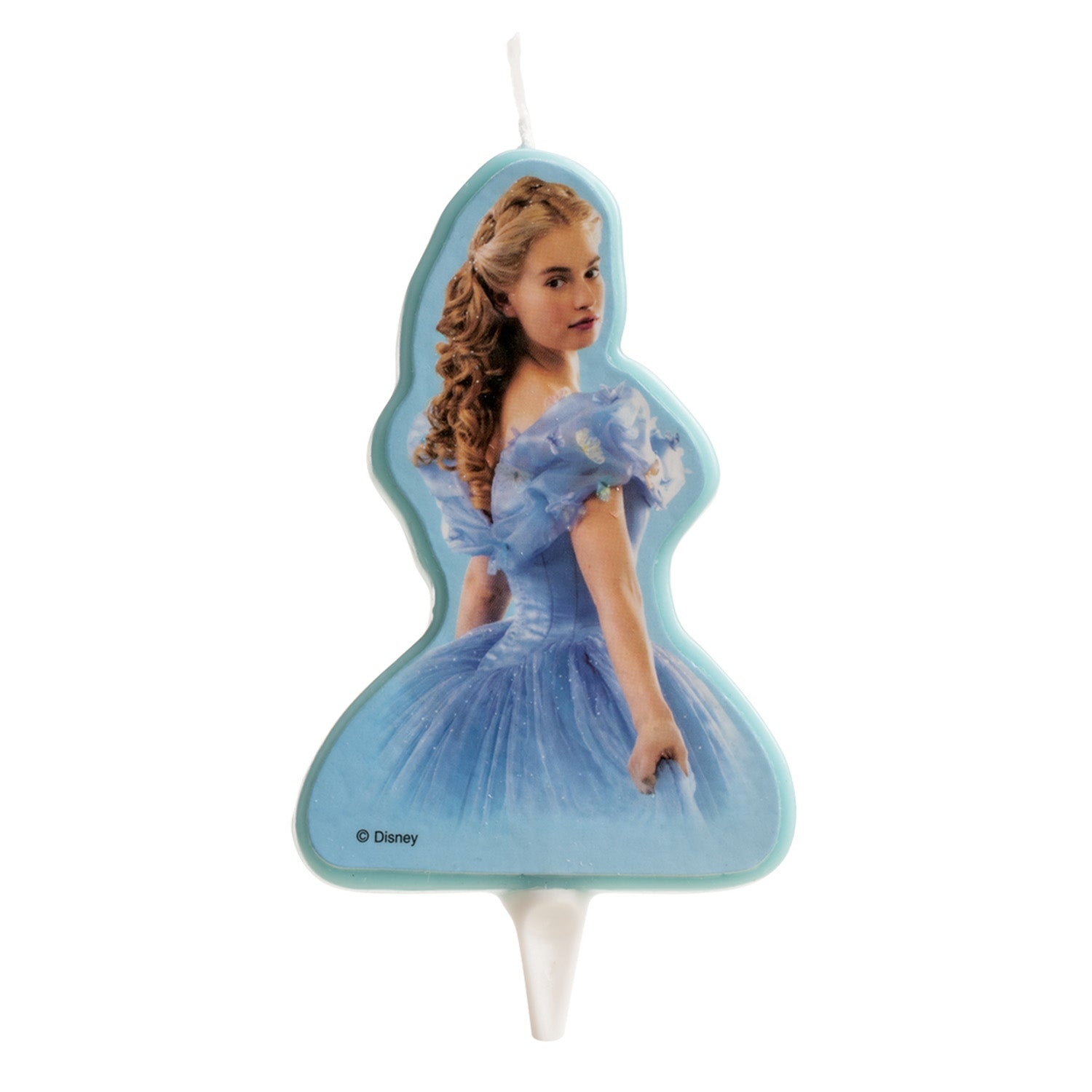 DISPLAY 12 BOUGIES CENDRILLON 2D 8CM.