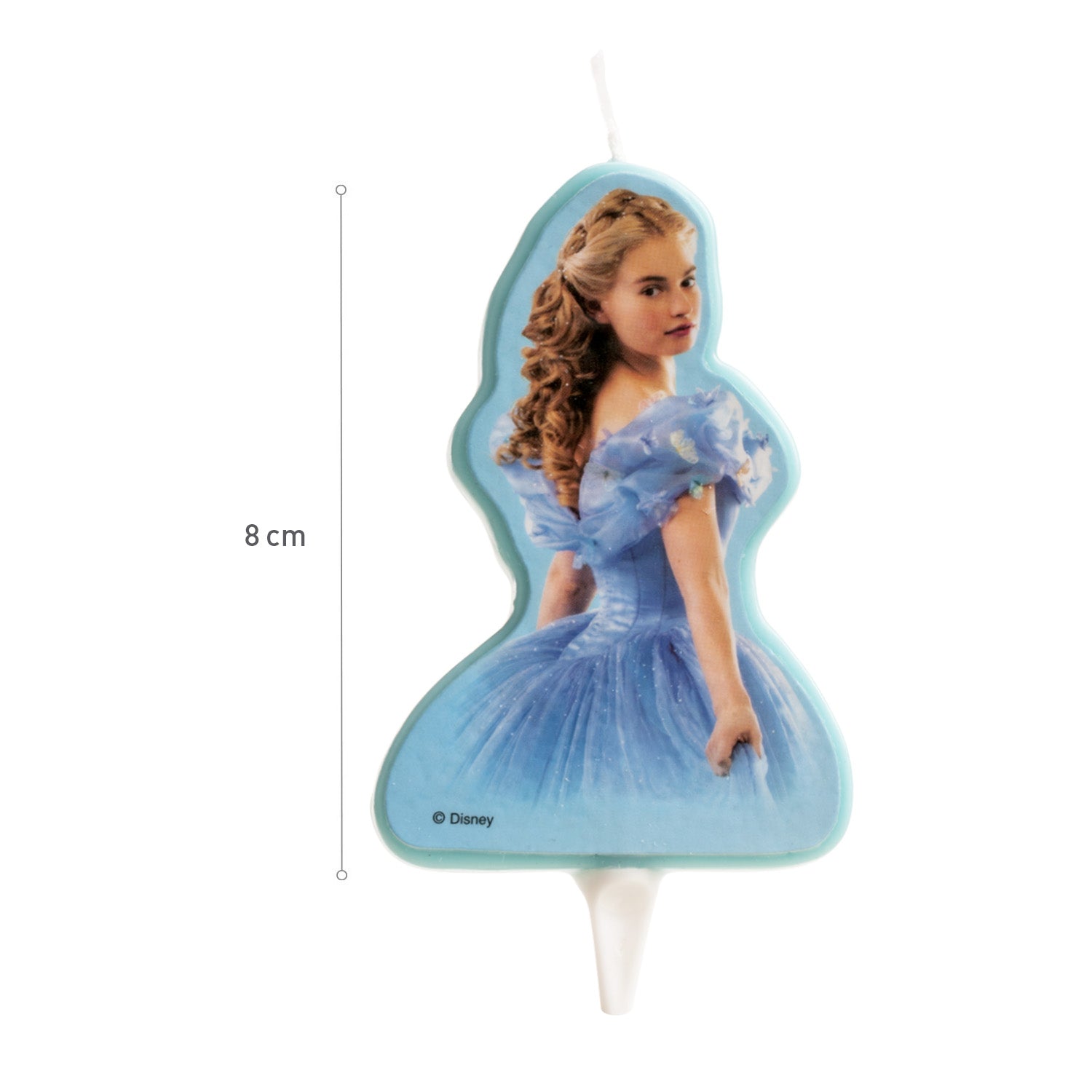 DISPLAY 12 CANDLES CINDERELLA 2D 8CM.