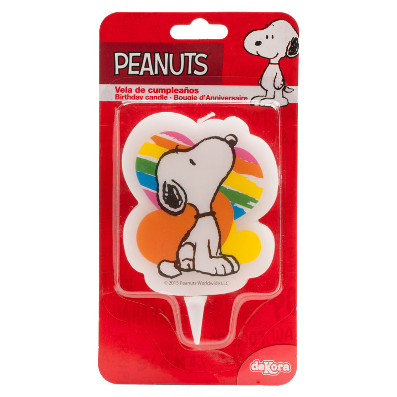 EXPOSITOR 12 VELAS SNOOPY 7,5 CM
