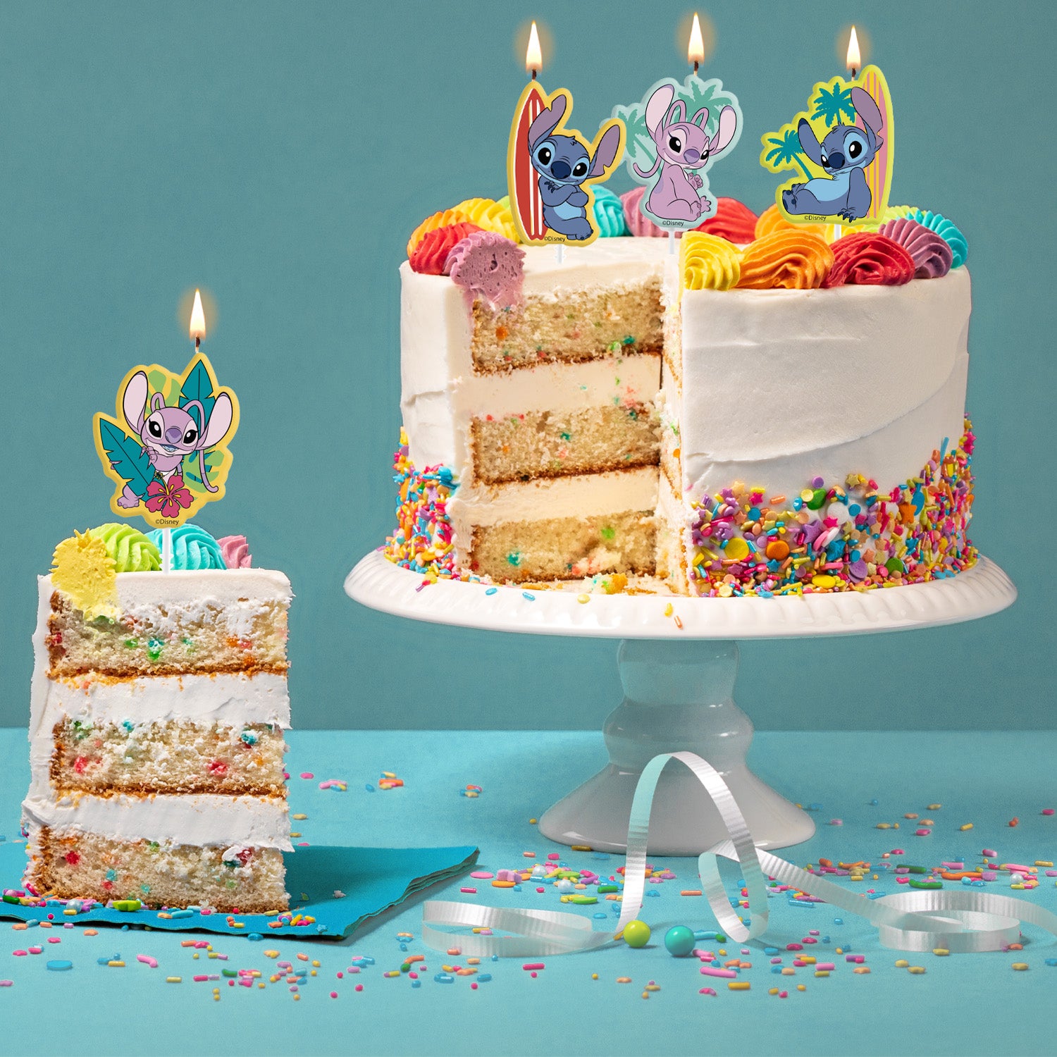 BOUGIE ANNIVERSAIRE STITCH 4U