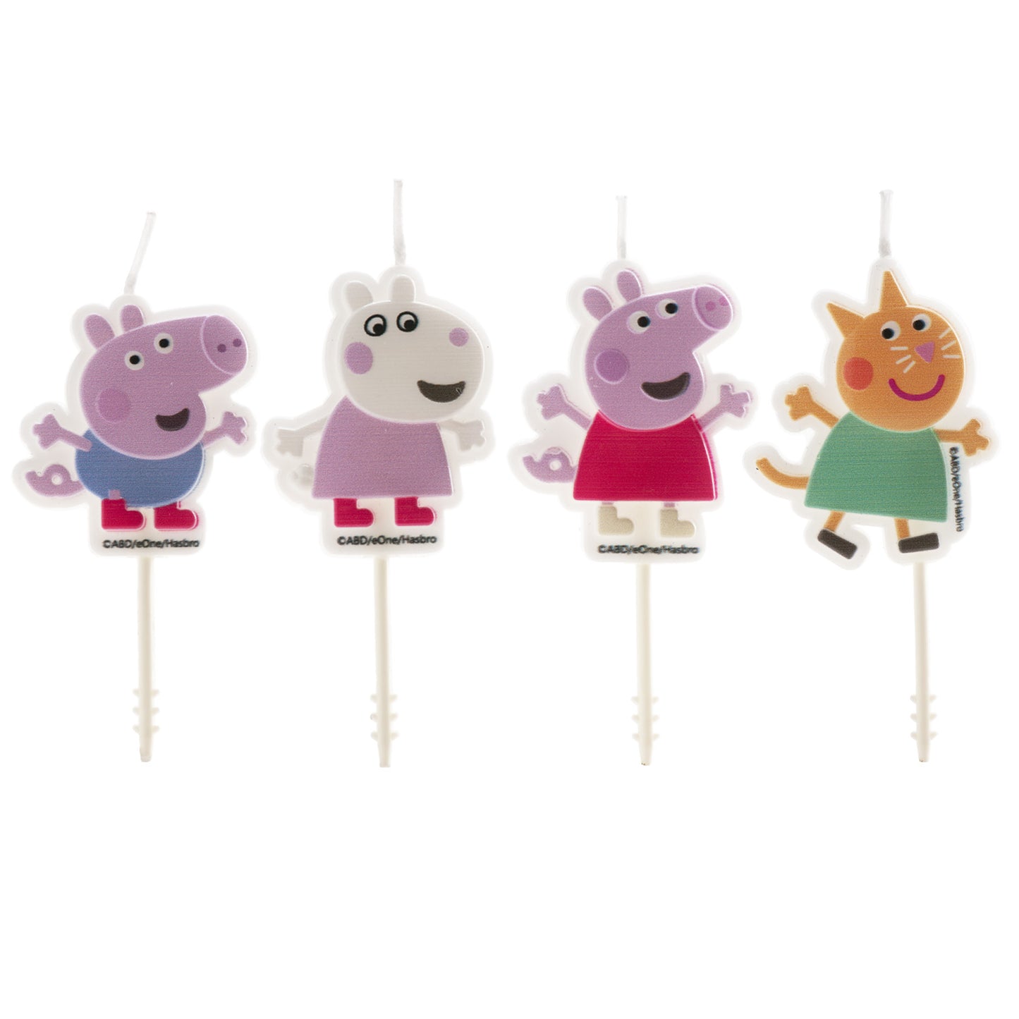 4 CANDELAS COMPLEANNO PEPPA PIG