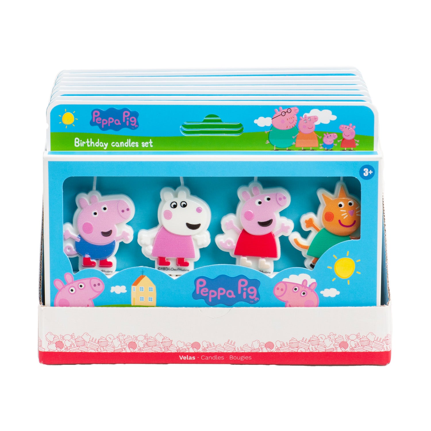 4 VELAS ANIVERSARIO PEPPA PIG