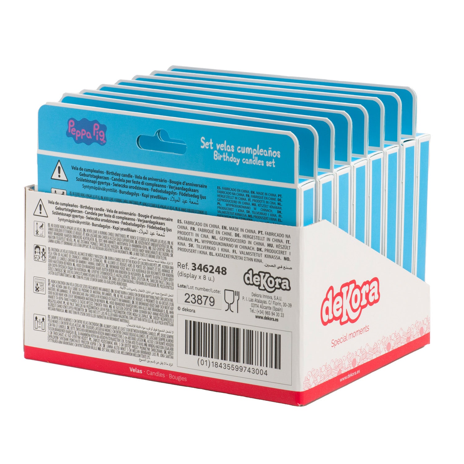 4 VELAS ANIVERSARIO PEPPA PIG