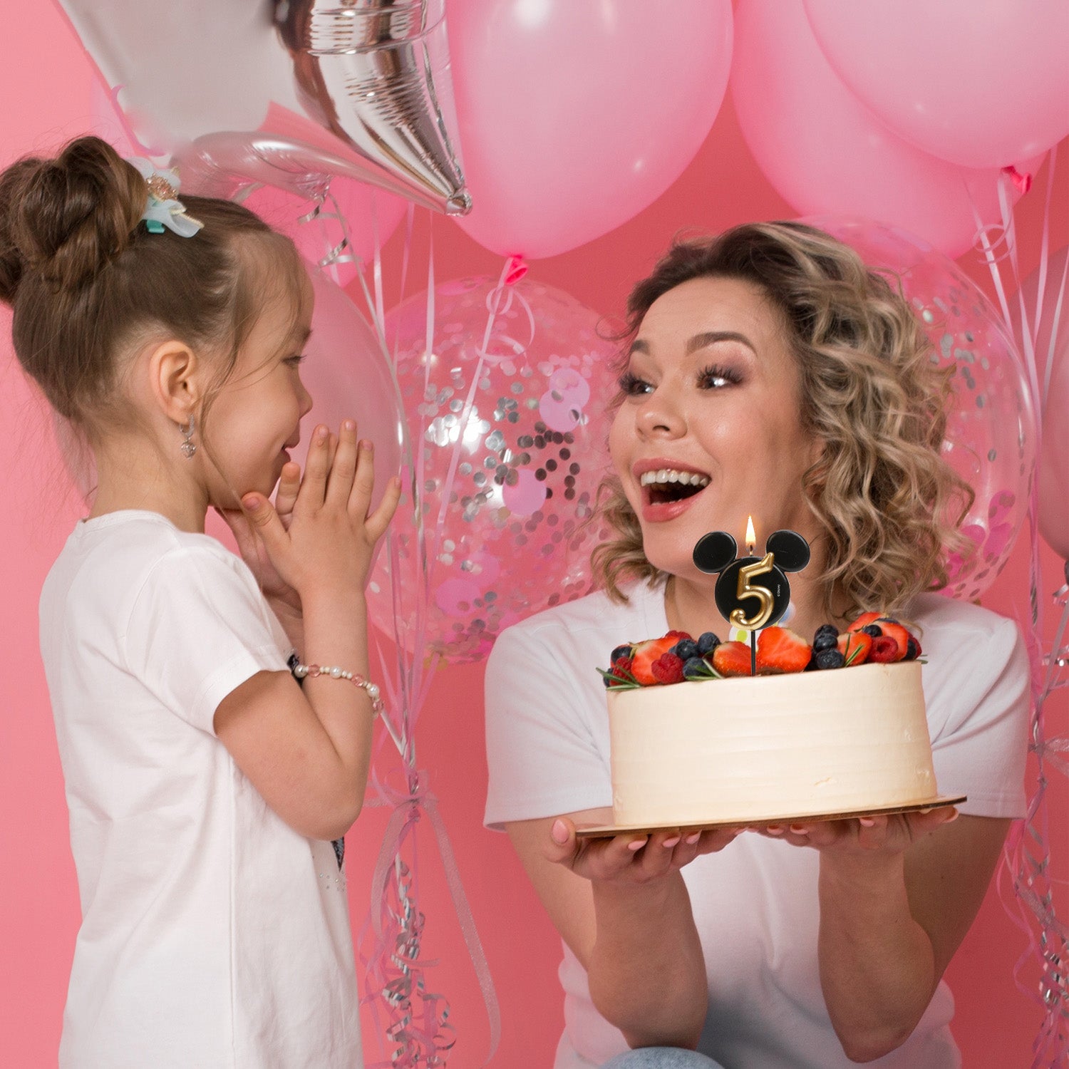 VELAS DE ANIVERSÁRIO ORELHAS DO MICKEY MOUSE 8,5 CM | Nº 5