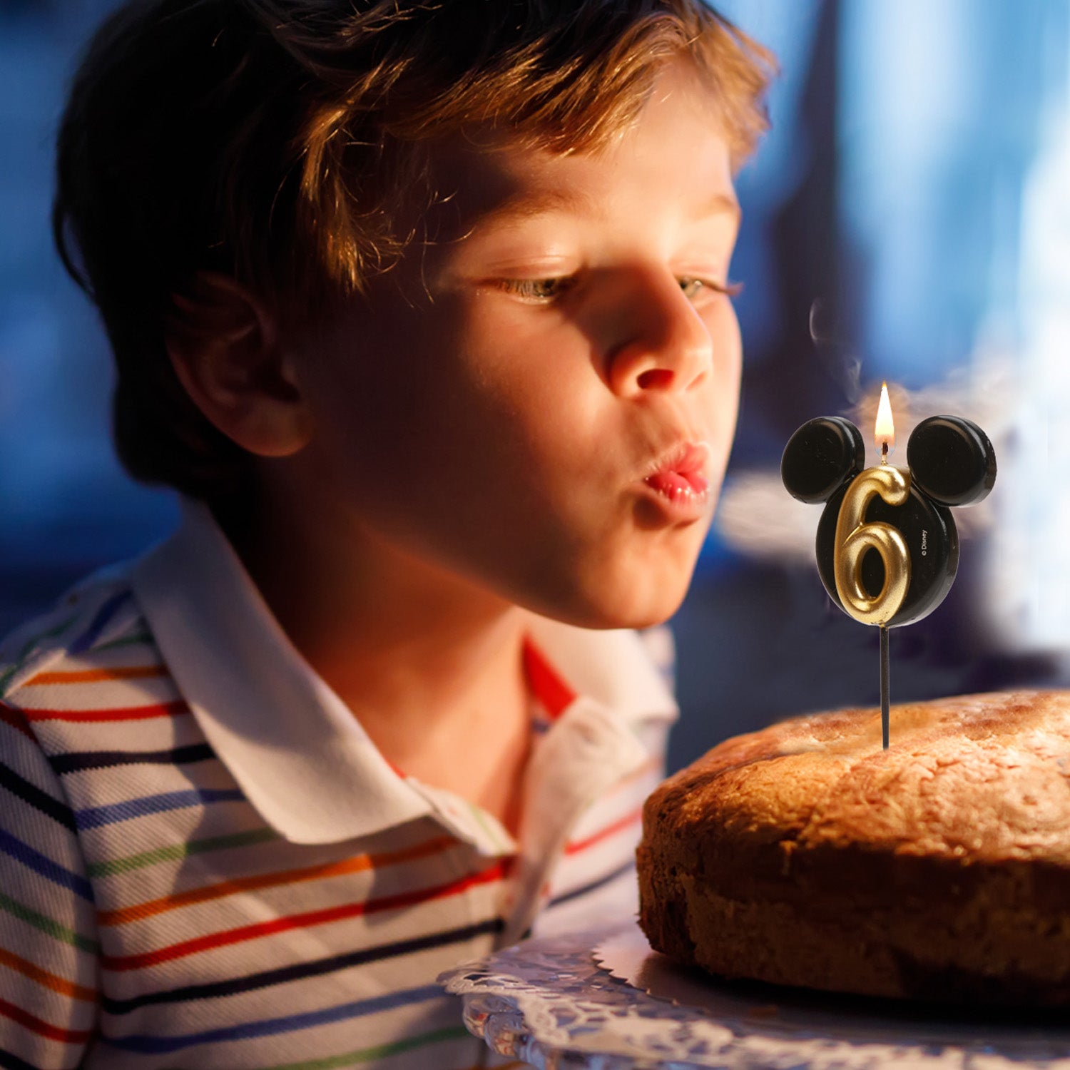 VELAS DE ANIVERSÁRIO ORELHAS DO MICKEY MOUSE 8,5 CM | Nº 6