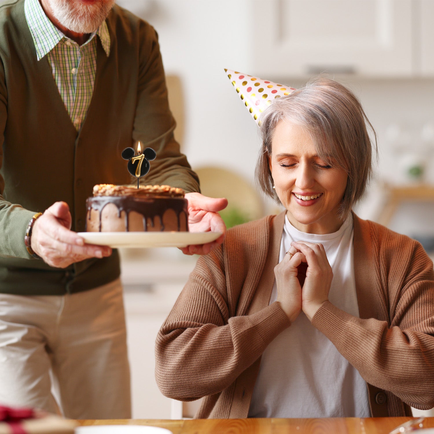 VELAS DE ANIVERSÁRIO ORELHAS DO MICKEY MOUSE 8,5 CM | Nº 8