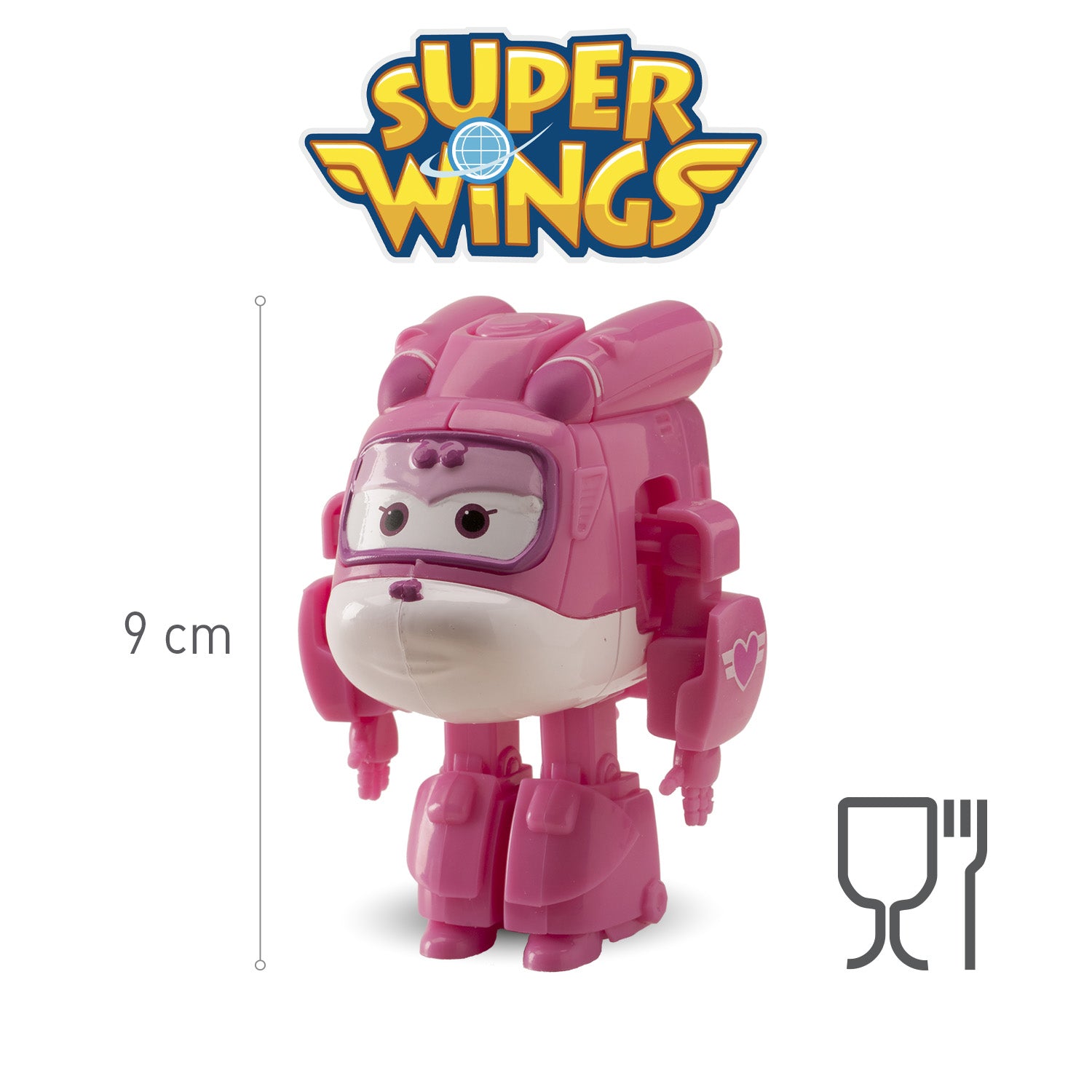 6 PVC FIGURINES SUPER WINGS DIZZY 7CM