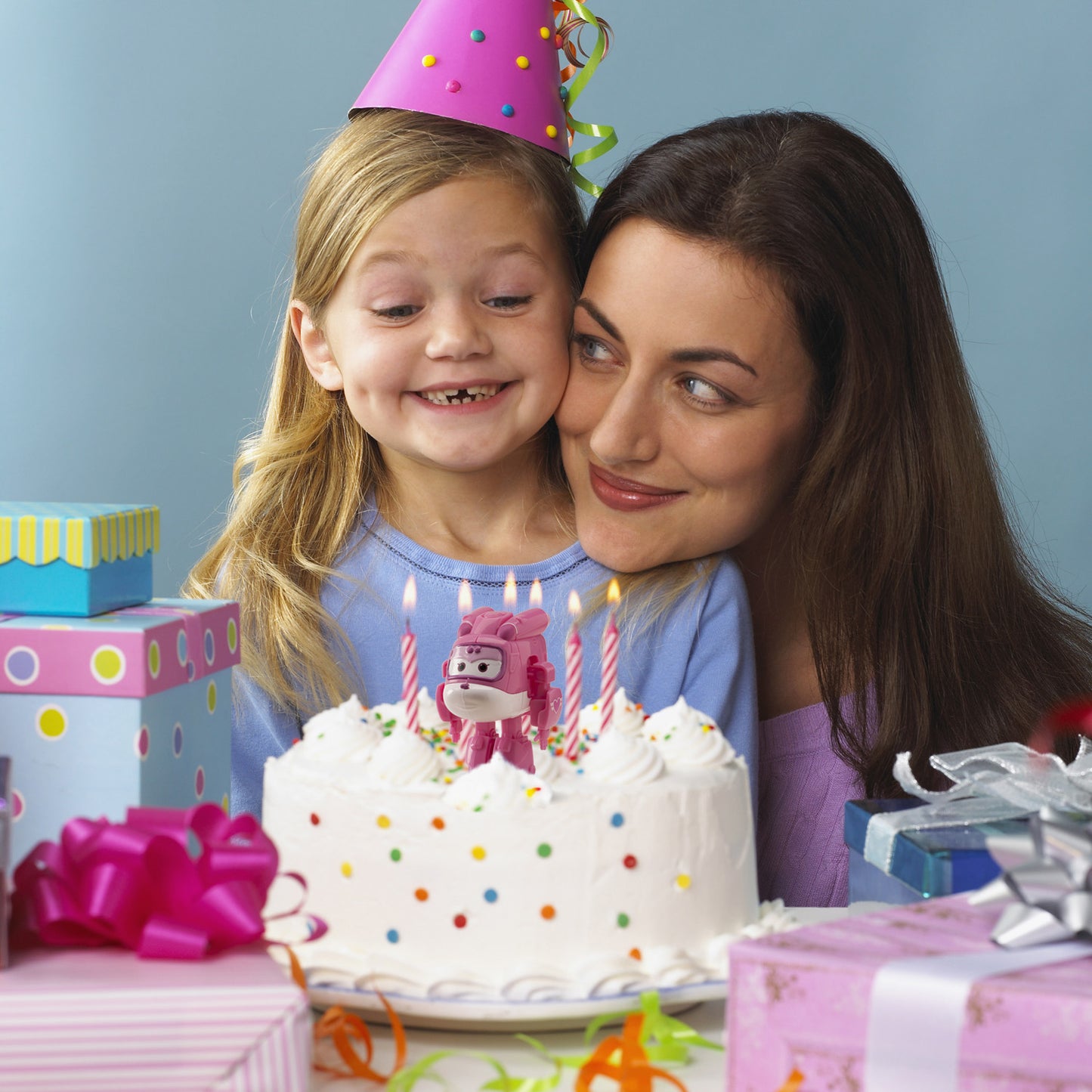 6 PVC FIGURINES SUPER WINGS DIZZY 7CM