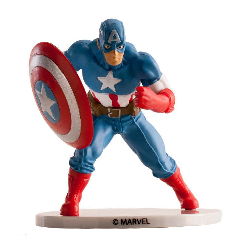SET PVC CAPITÁN AMÉRICA AVENGERS 9CM