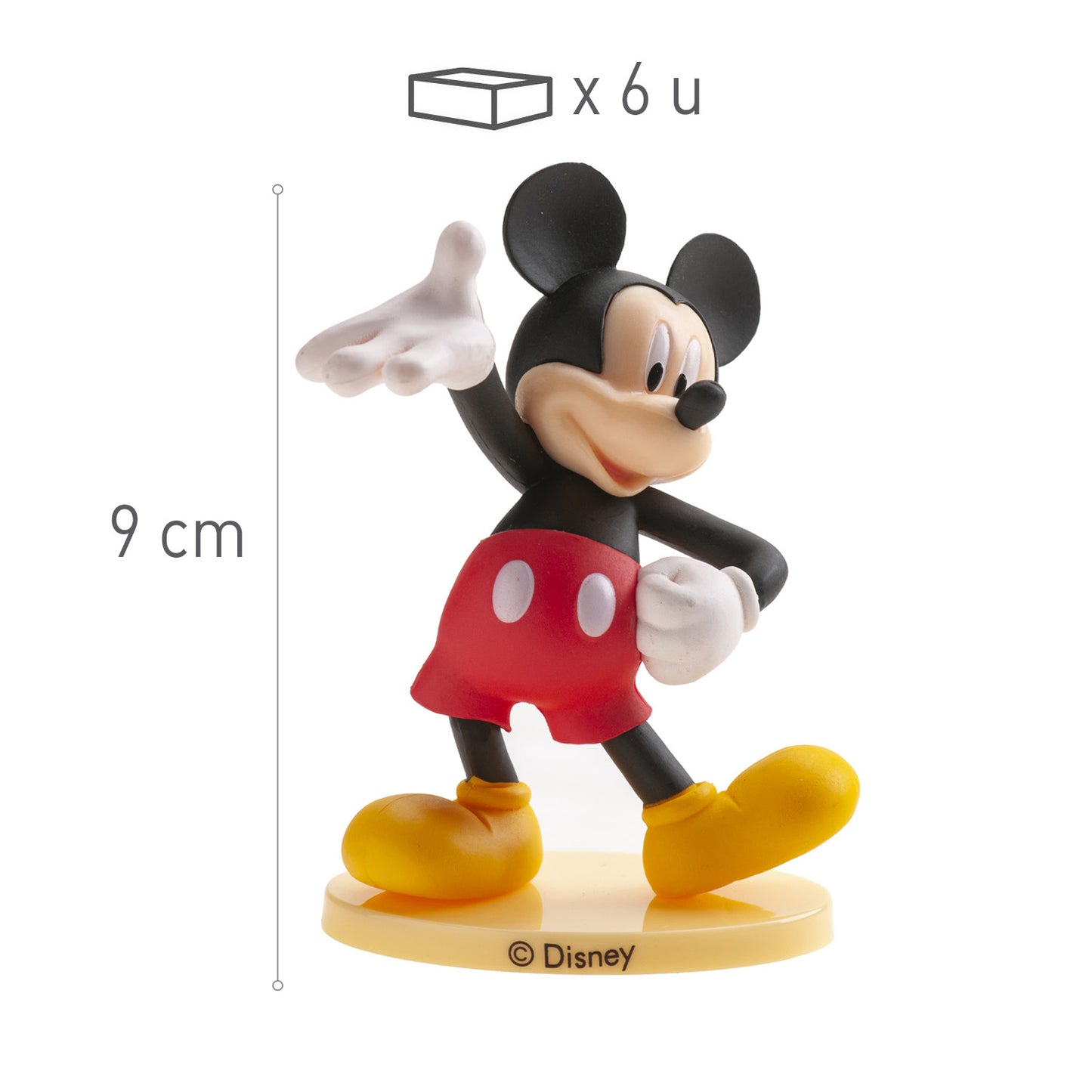 PVC MICKEY MOUSE FIGURINE 9CM