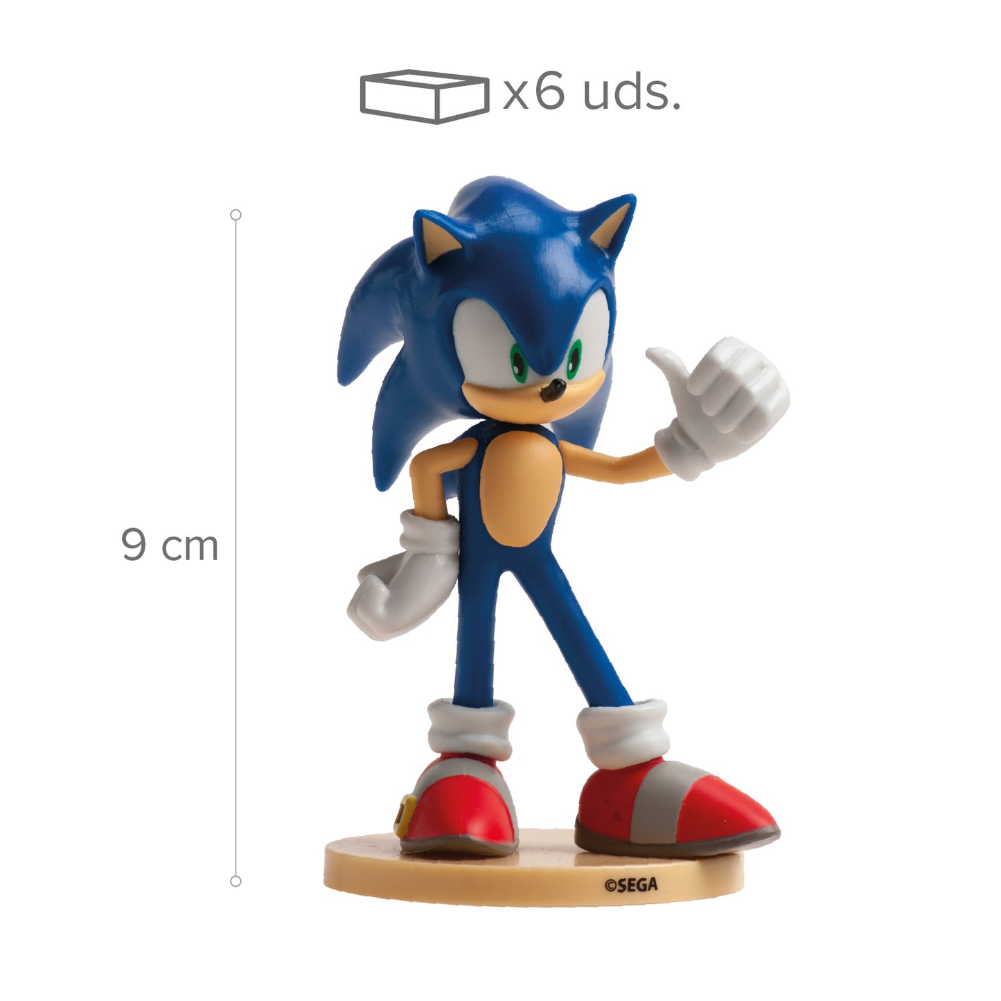 SET PVC SONIC 9 CM