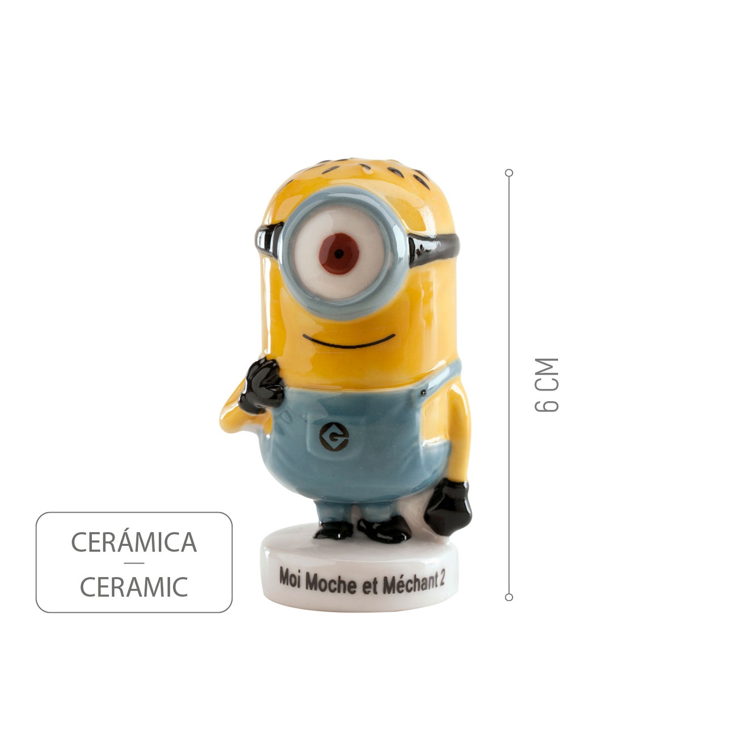 MINIONS STUART FIGURA PORCELANA 6 CM