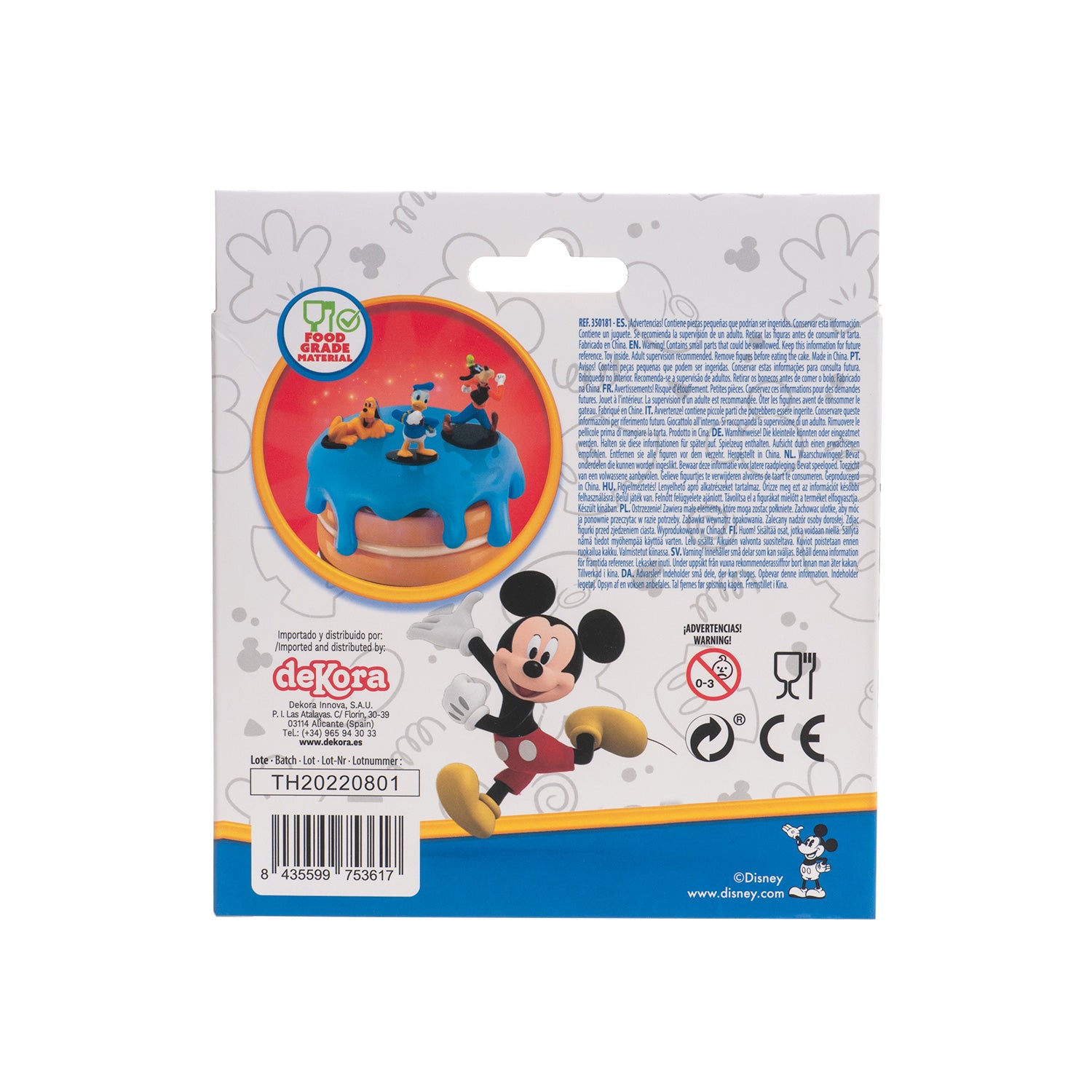 KIT PVC DISNEY MICKEY & FRIENDS 3-3.5CM
