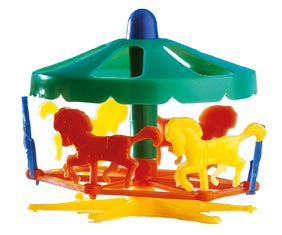 PLASTIC CAROUSEL Ø 8*7CM