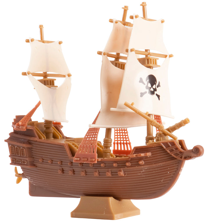 NAVE PIRATA IN PLASTICA 11X11CM