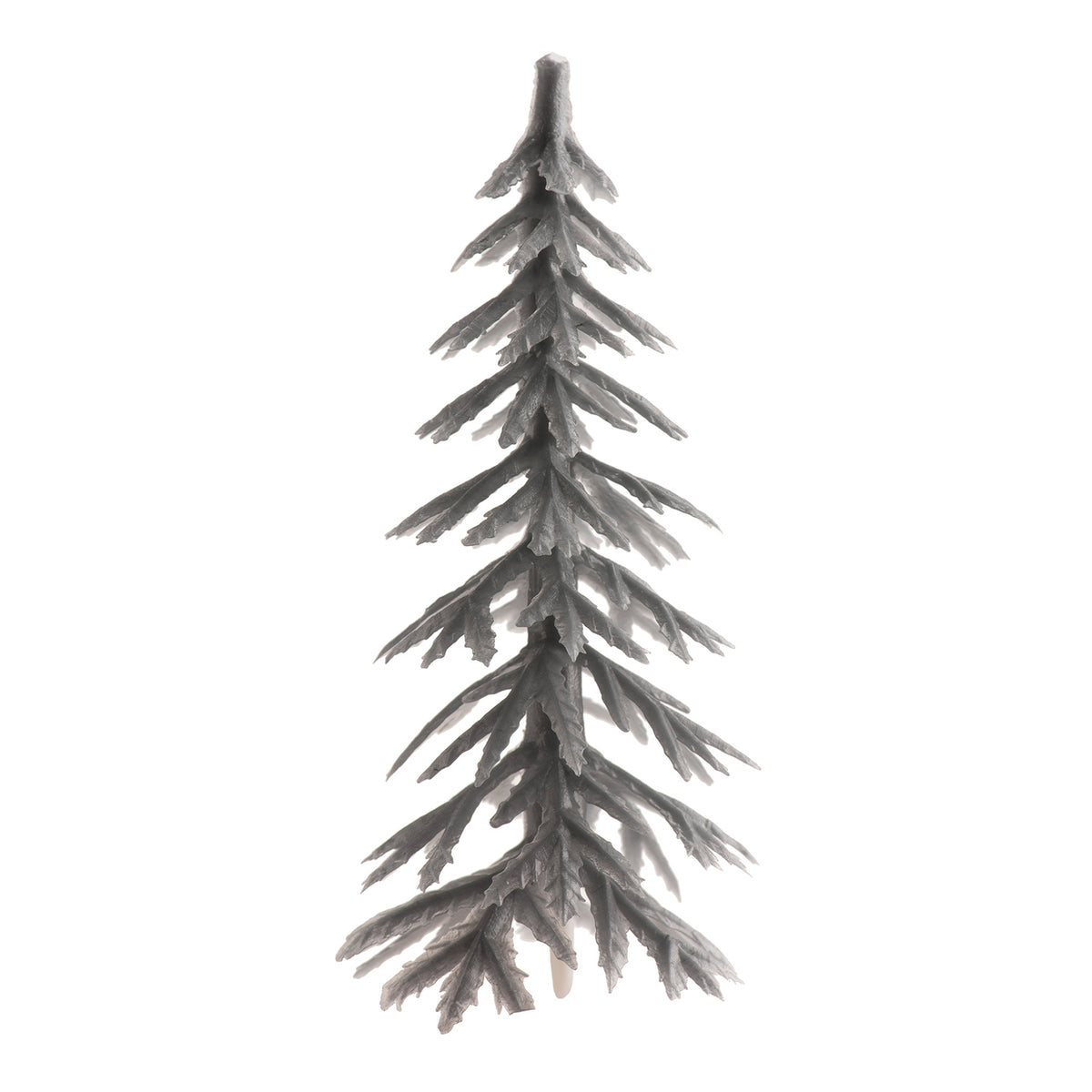 CAKE TOPPER FIGURA PLASTICO PINO PLATA 8.5CM 144 UDS