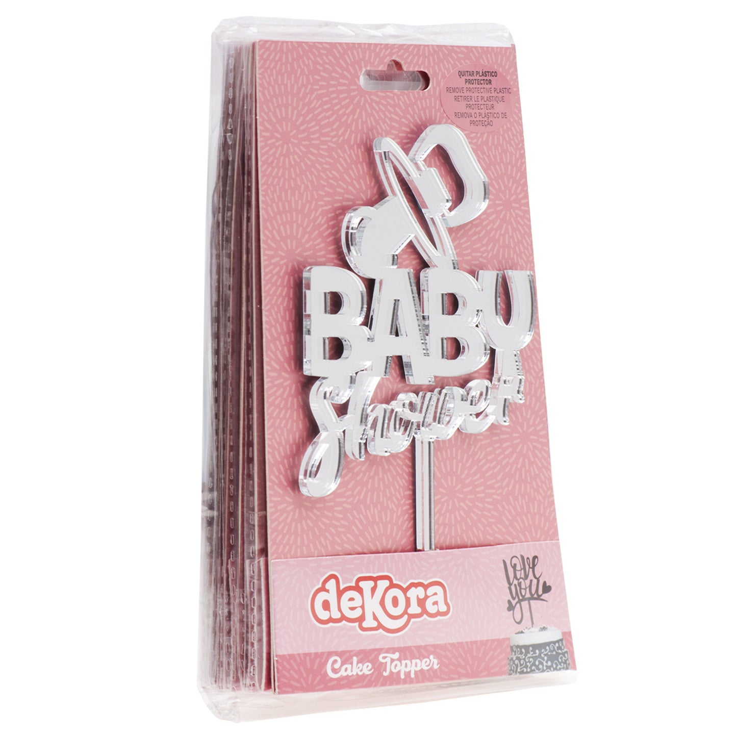 CAKE TOPPER BABY SHOWER 16X10CM