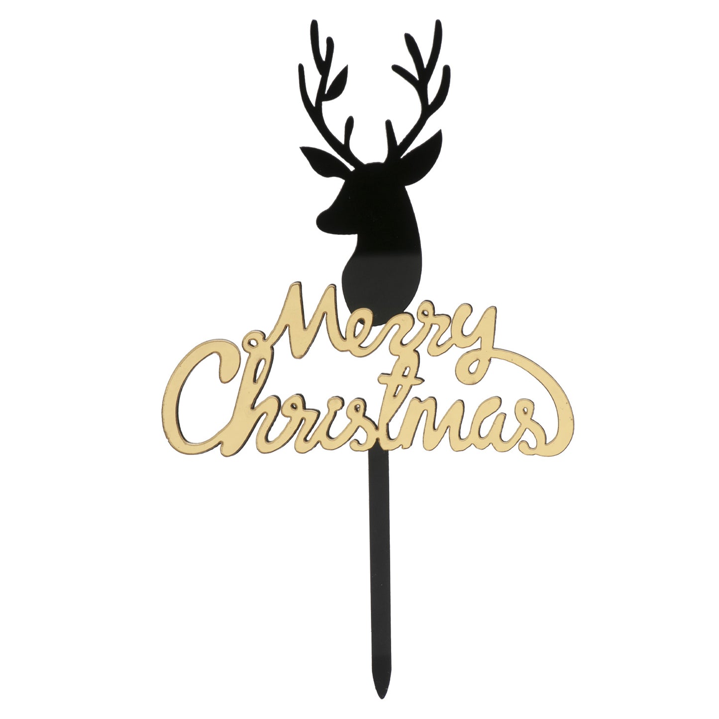 CAKE TOPPER MERRY CHRISTMAS 16,5X10CM