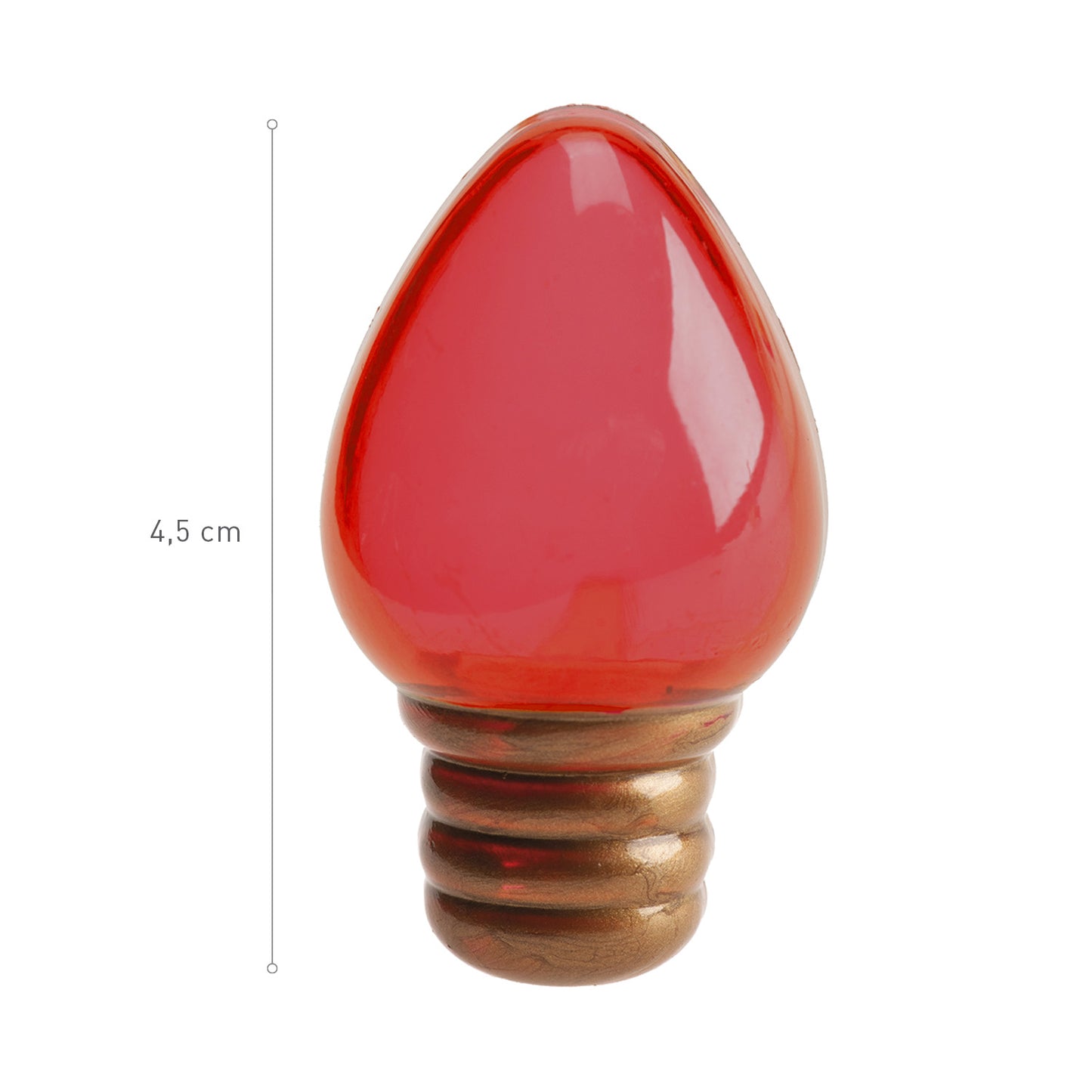 DECORAZIONE LUCI DI NATALE IN PLASTICA 4,5CM