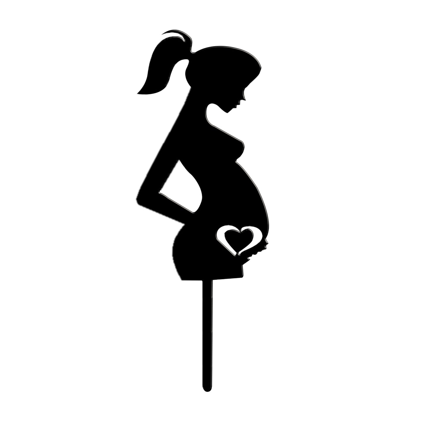 CAKE TOPPER GESTANTE 16X6CM