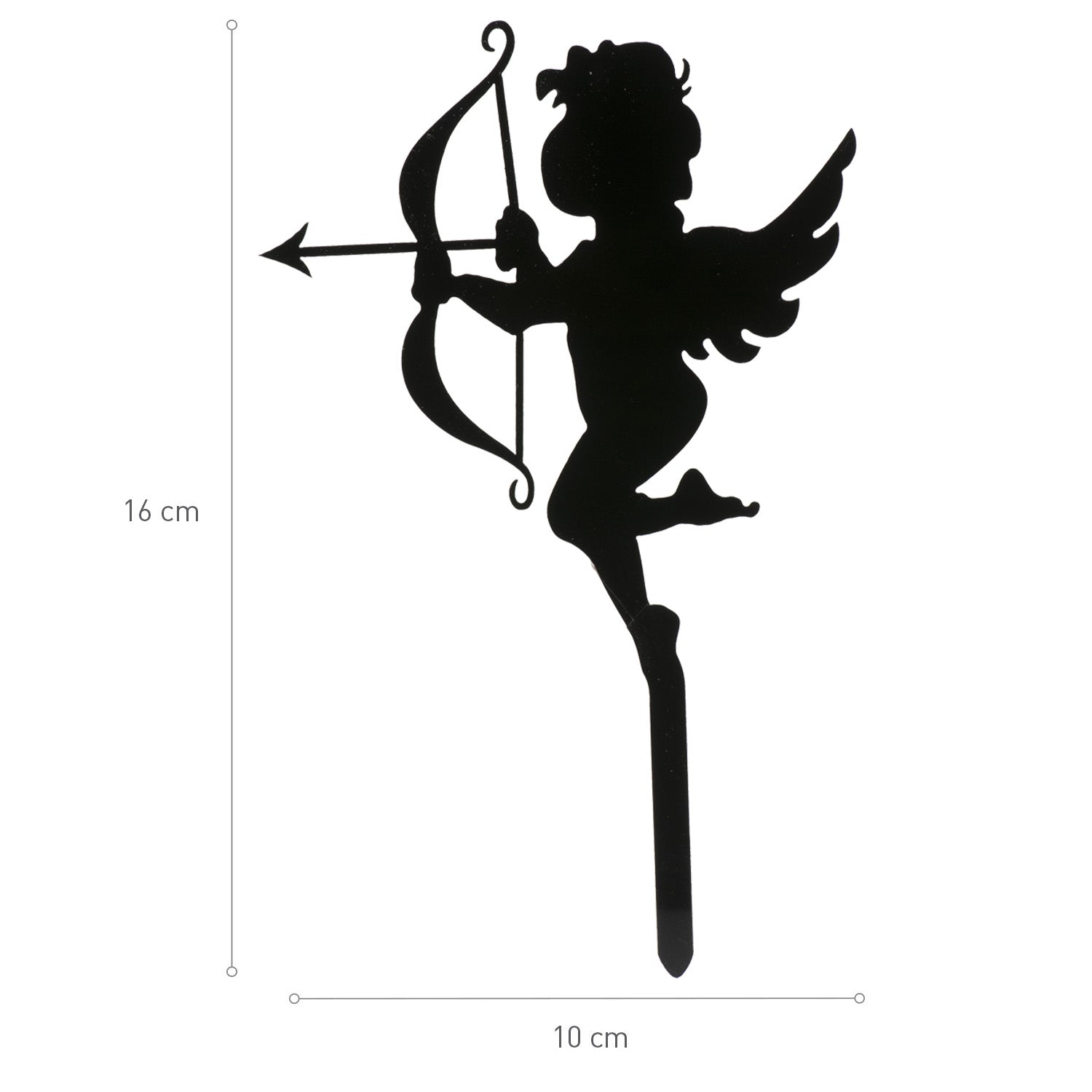 CAKE TOPPER CUPIDO 16X10CM