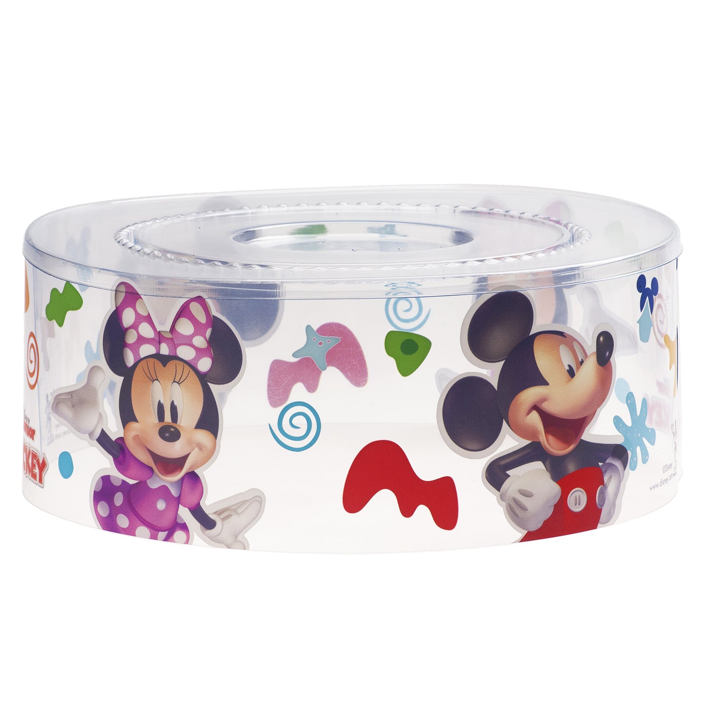 CUBRETARTAS PLÁSTICO MICKEY Y AMIGOS Ø 25CM H12CM
