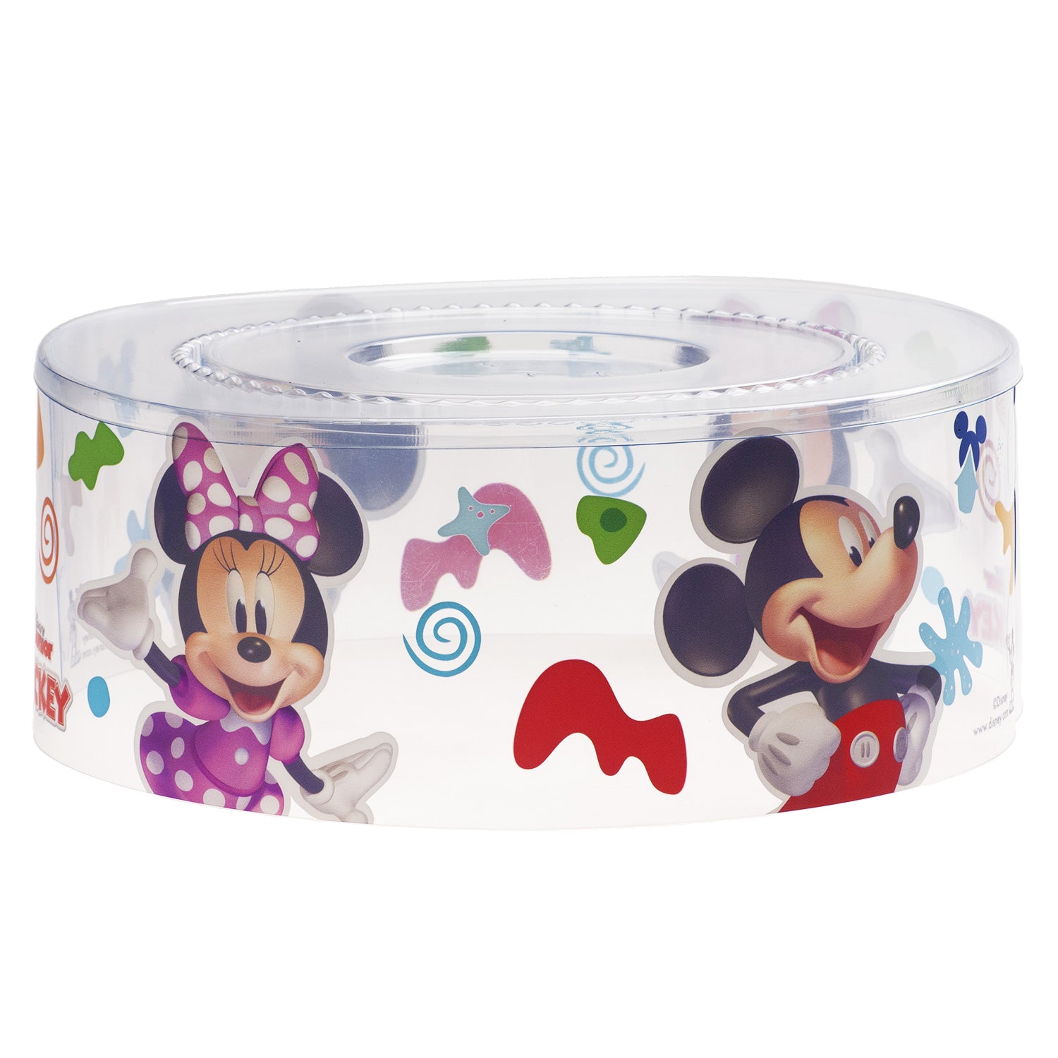 CUBRETARTAS PLÁSTICO MICKEY Y AMIGOS Ø 25CM H12CM