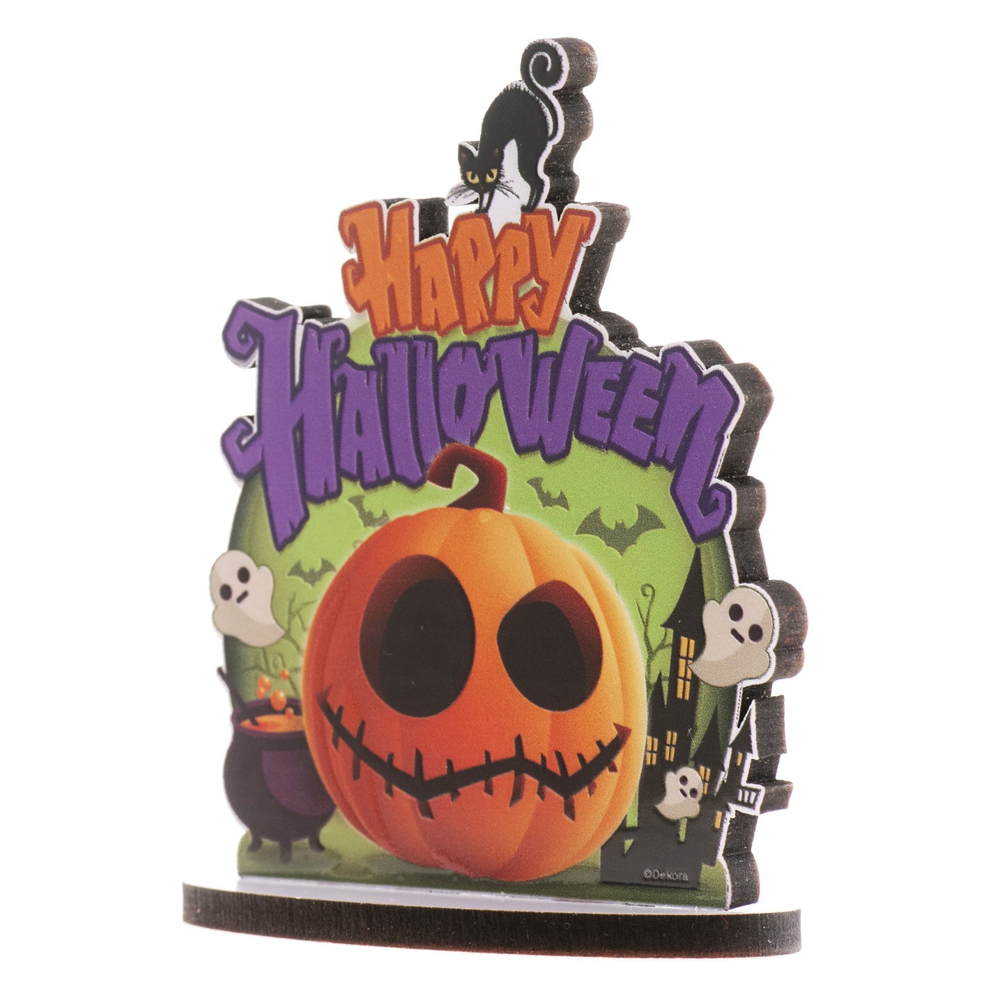 CAKE TOPPER HAPPY HALLOWEEN 10,5X12,5CM