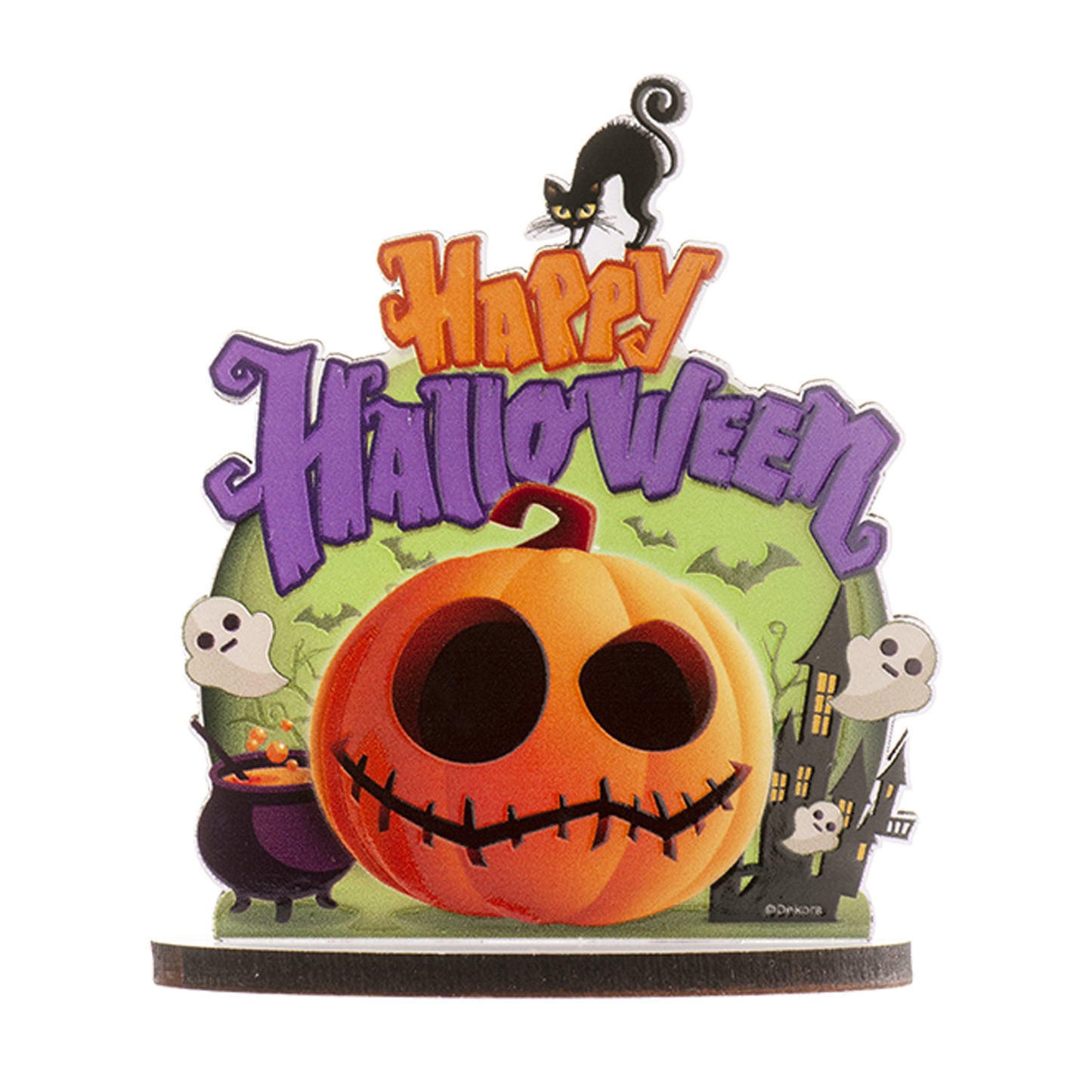 CAKE TOPPER HAPPY HALLOWEEN 10,5X12,5CM