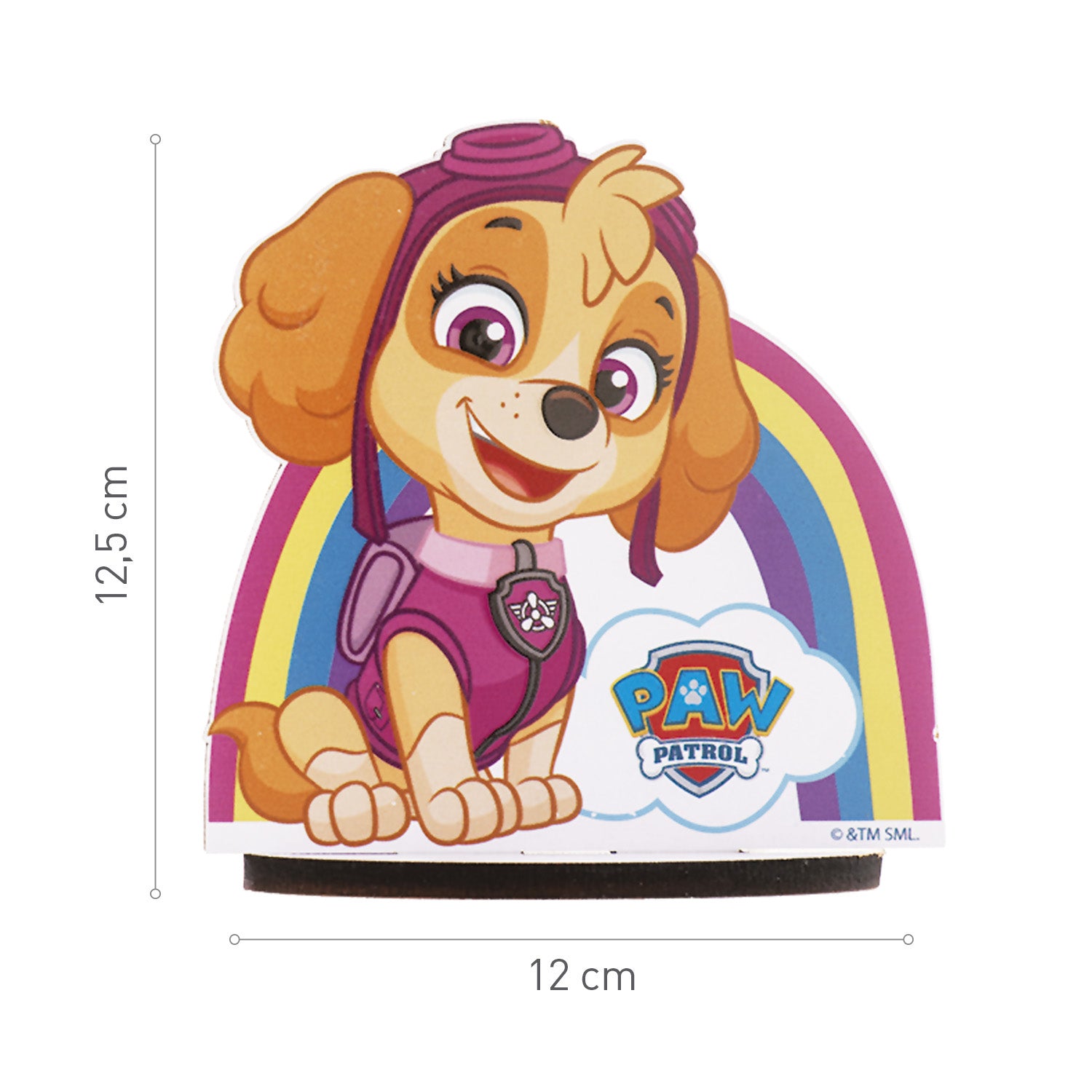 CAKE TOPPER SKYE PATRULHA PATA 12X12,5CM