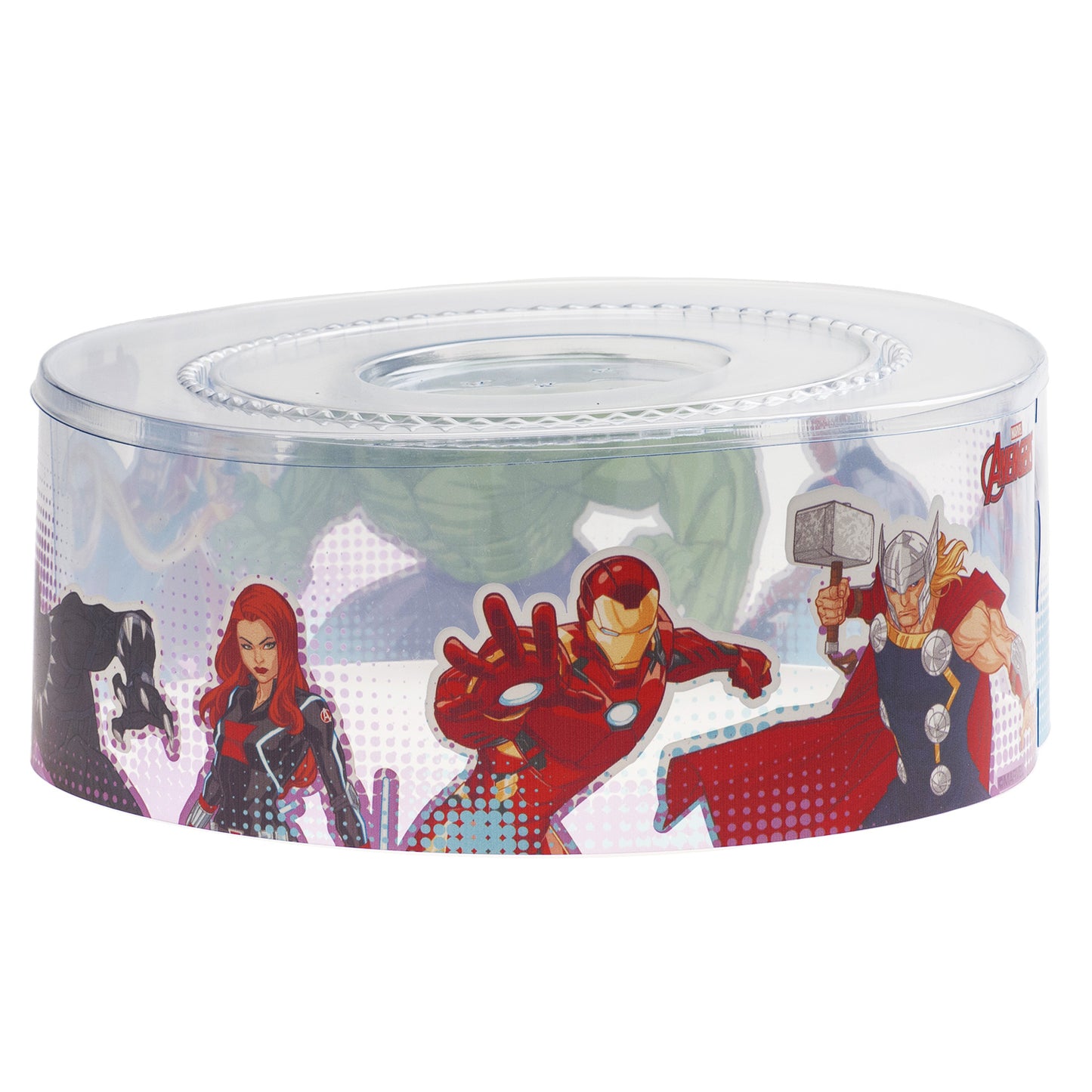 THE AVENGERS PLASTIC CAKE COVER Ø 25CM H12CM