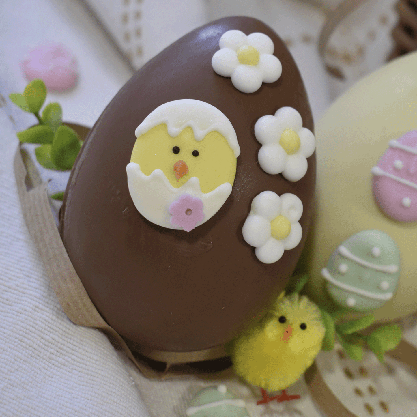 BOX OF 6 YELLOW EASTER CHICKS 2.5CM