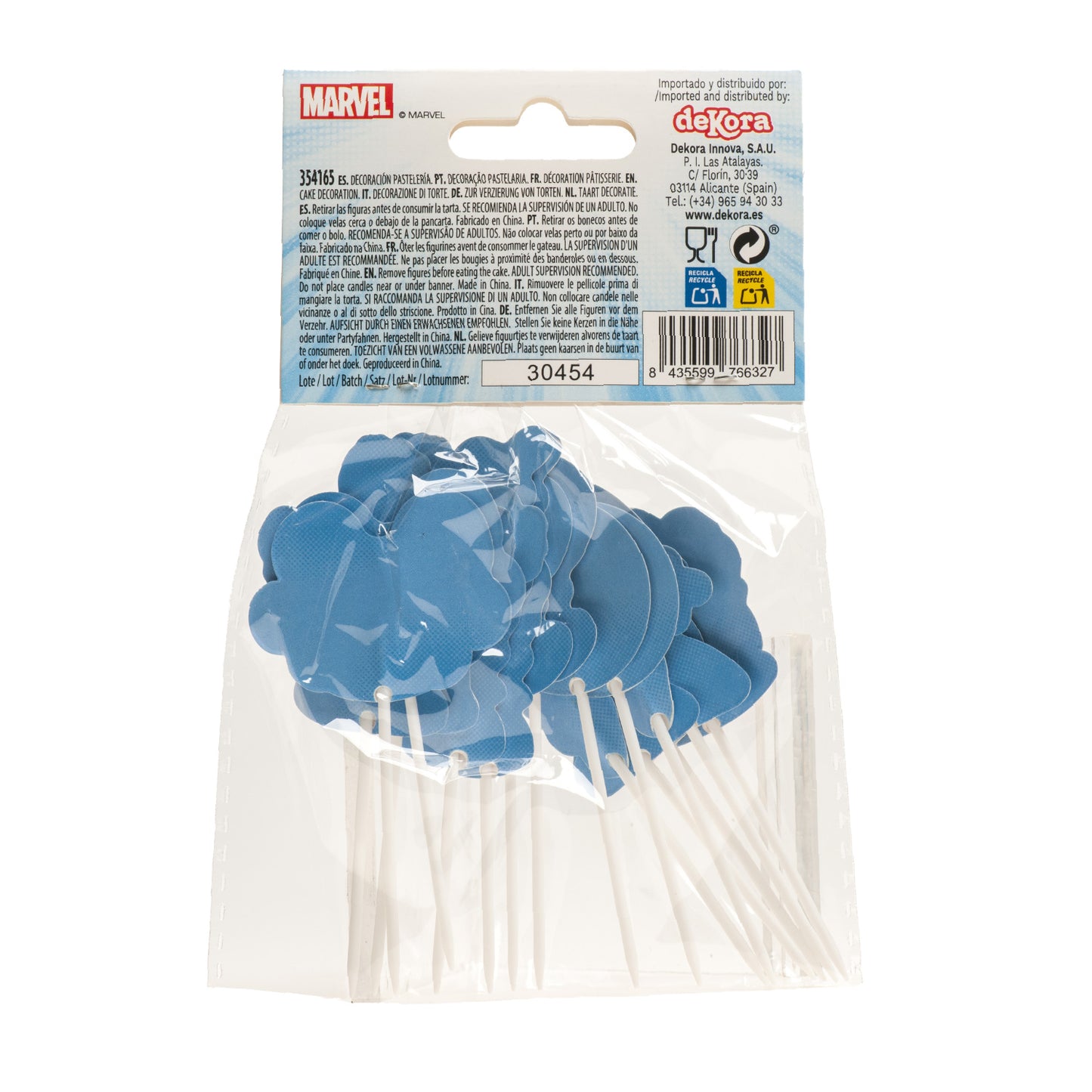 CAKE TOPPER 8 SPIDEY DESIGNS 16 UNITS