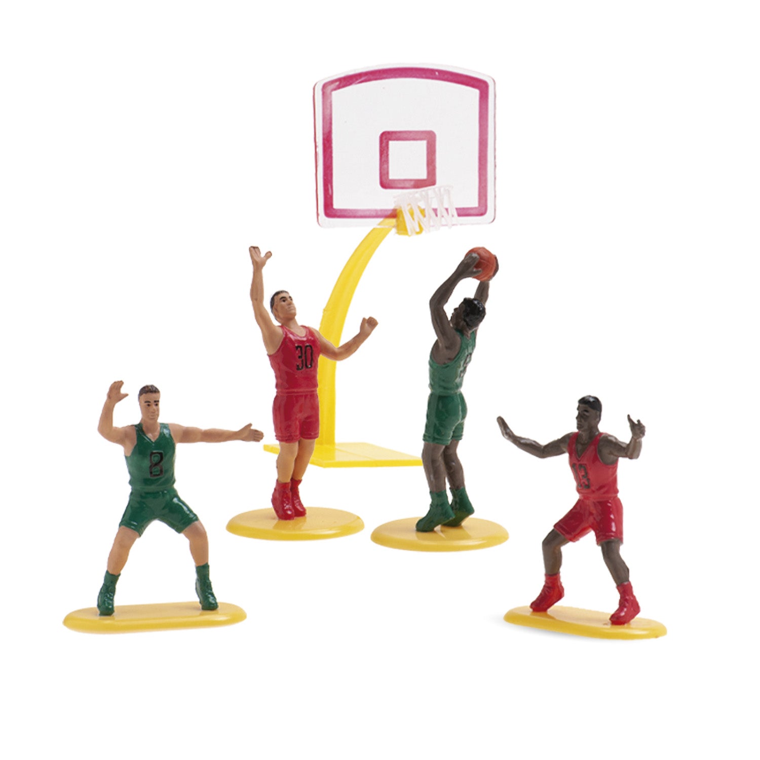 KIT DE BASKET AVEC PANIER ET 4 JOUEURS